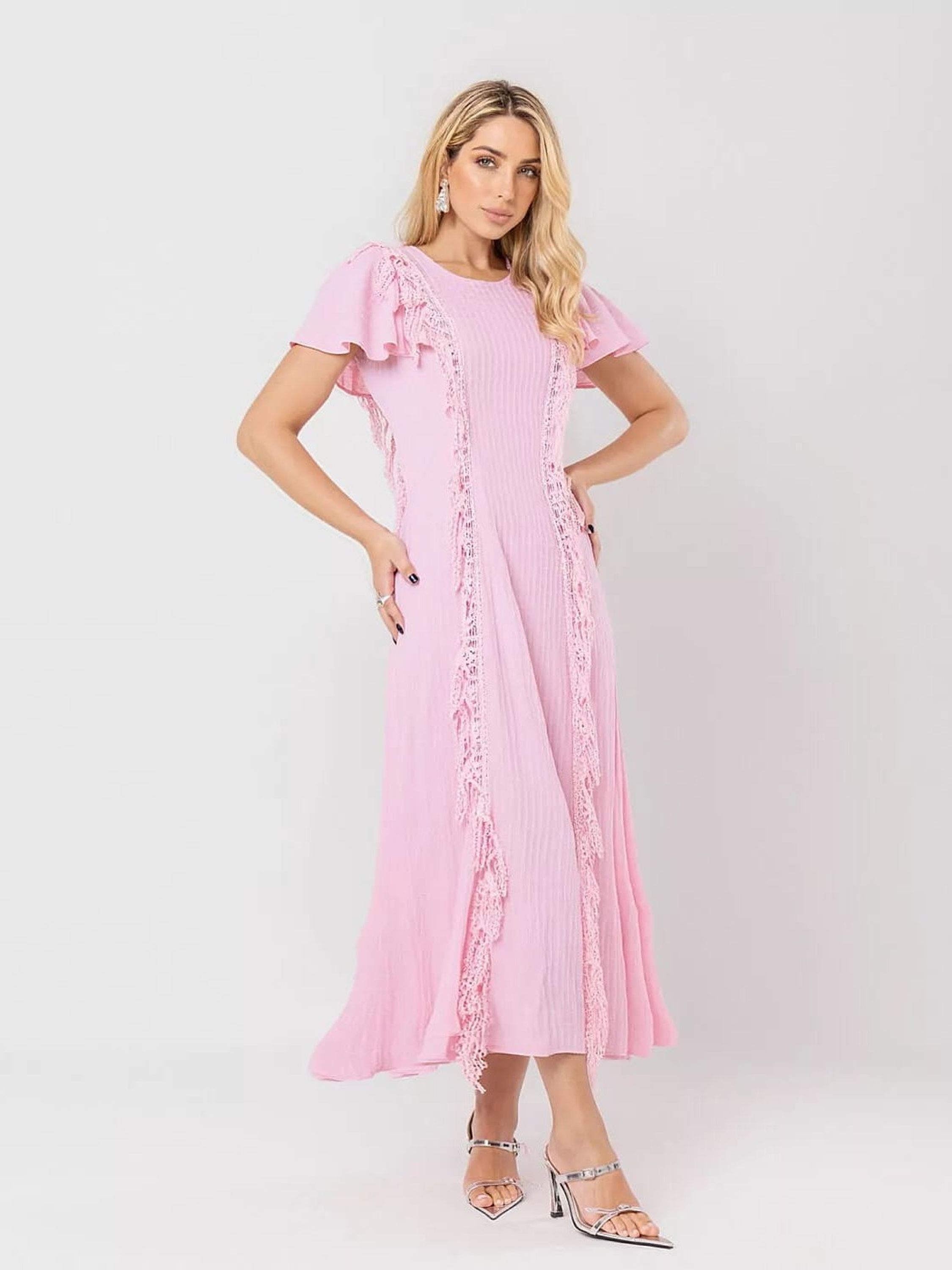 VESTIDO RENDA FRANJA LD537 - Lily Daisy | ZAX