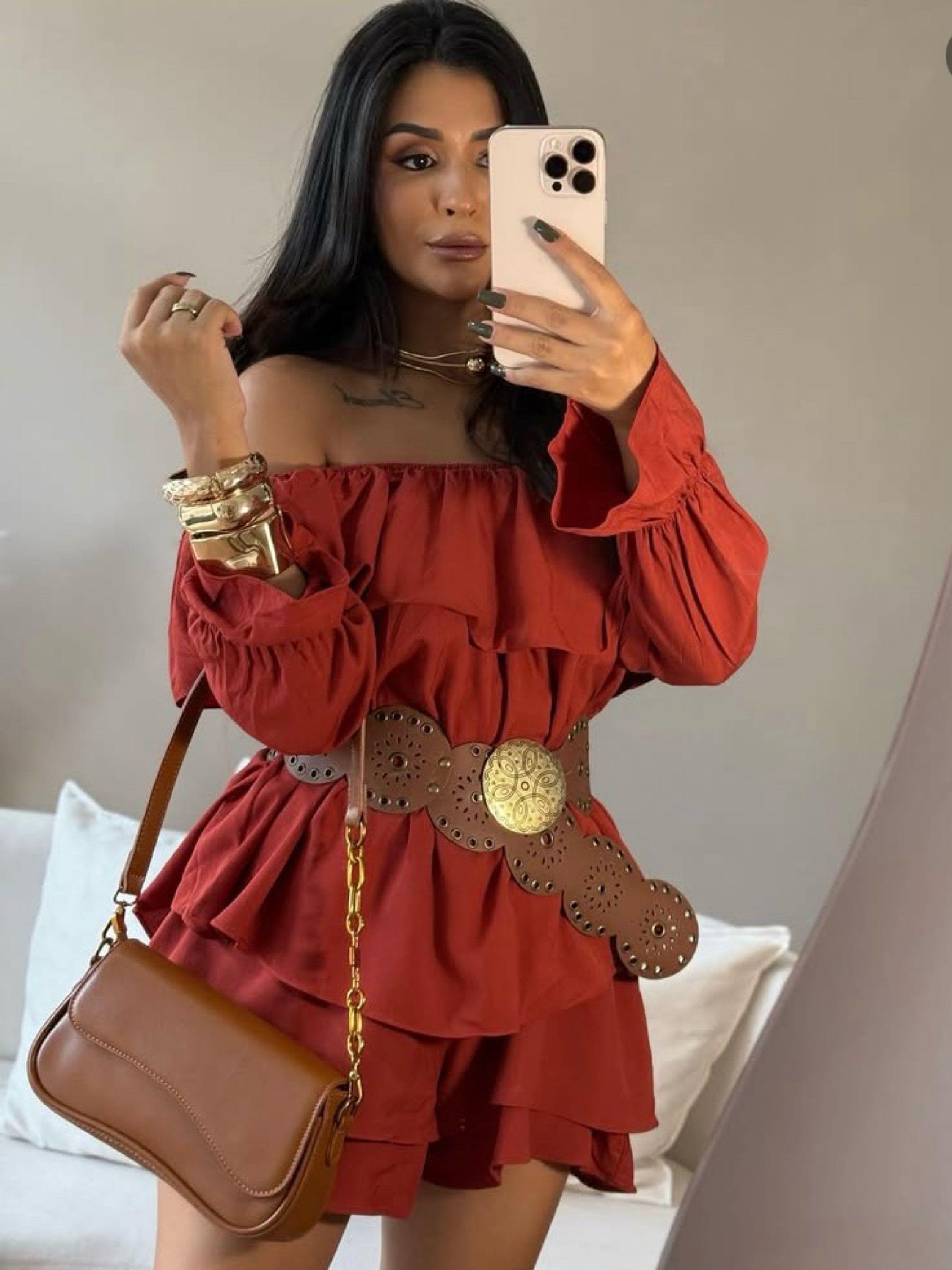 チュニック　INJIRI Conjunto rica manga longa inverno - Jack looks Atacado | ZAX