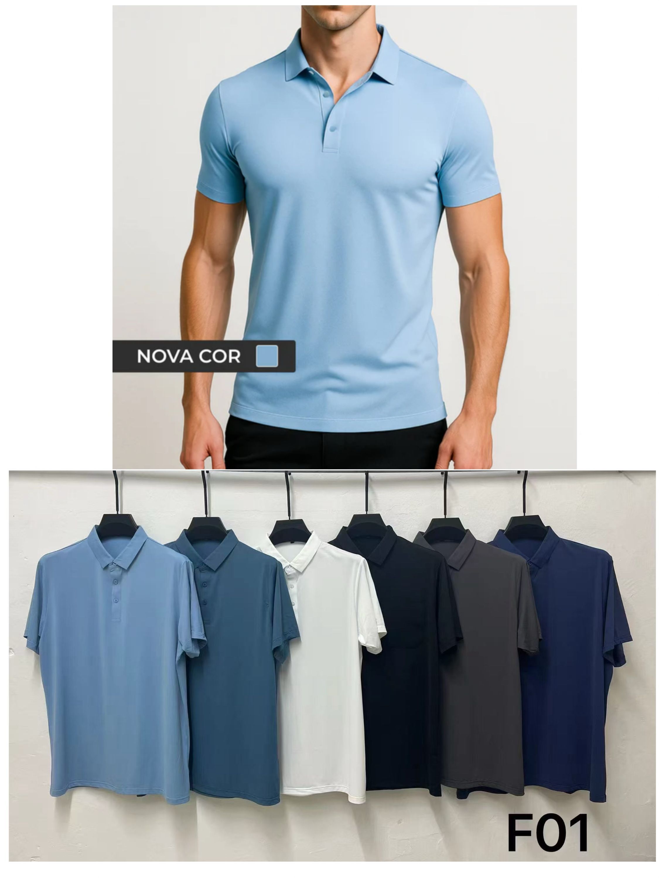 Camisa Polo Masculino – Atacado no Brás
