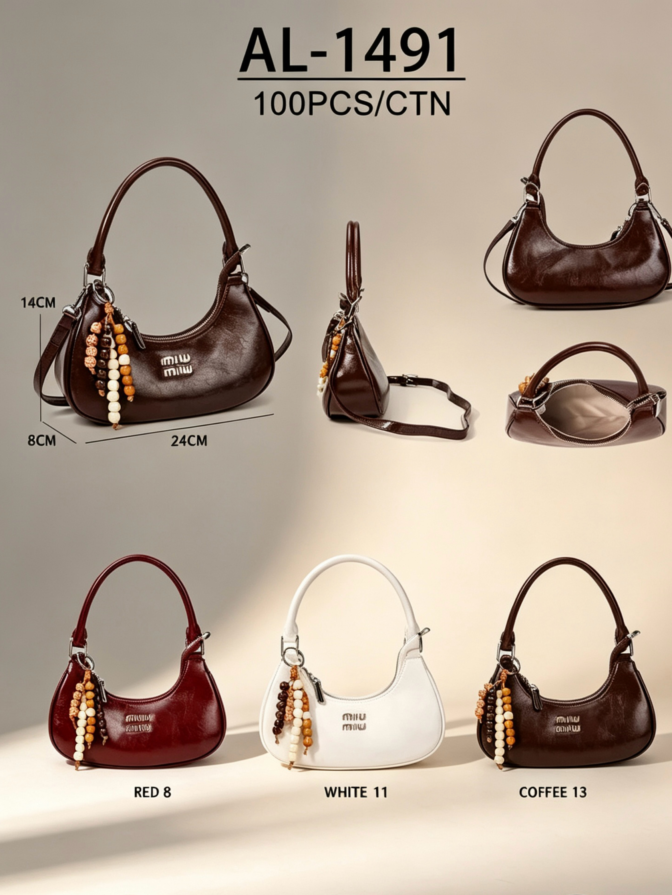 Bolsa Meia Lua AL-1491 - SUMMER BOLSAS | ZAX