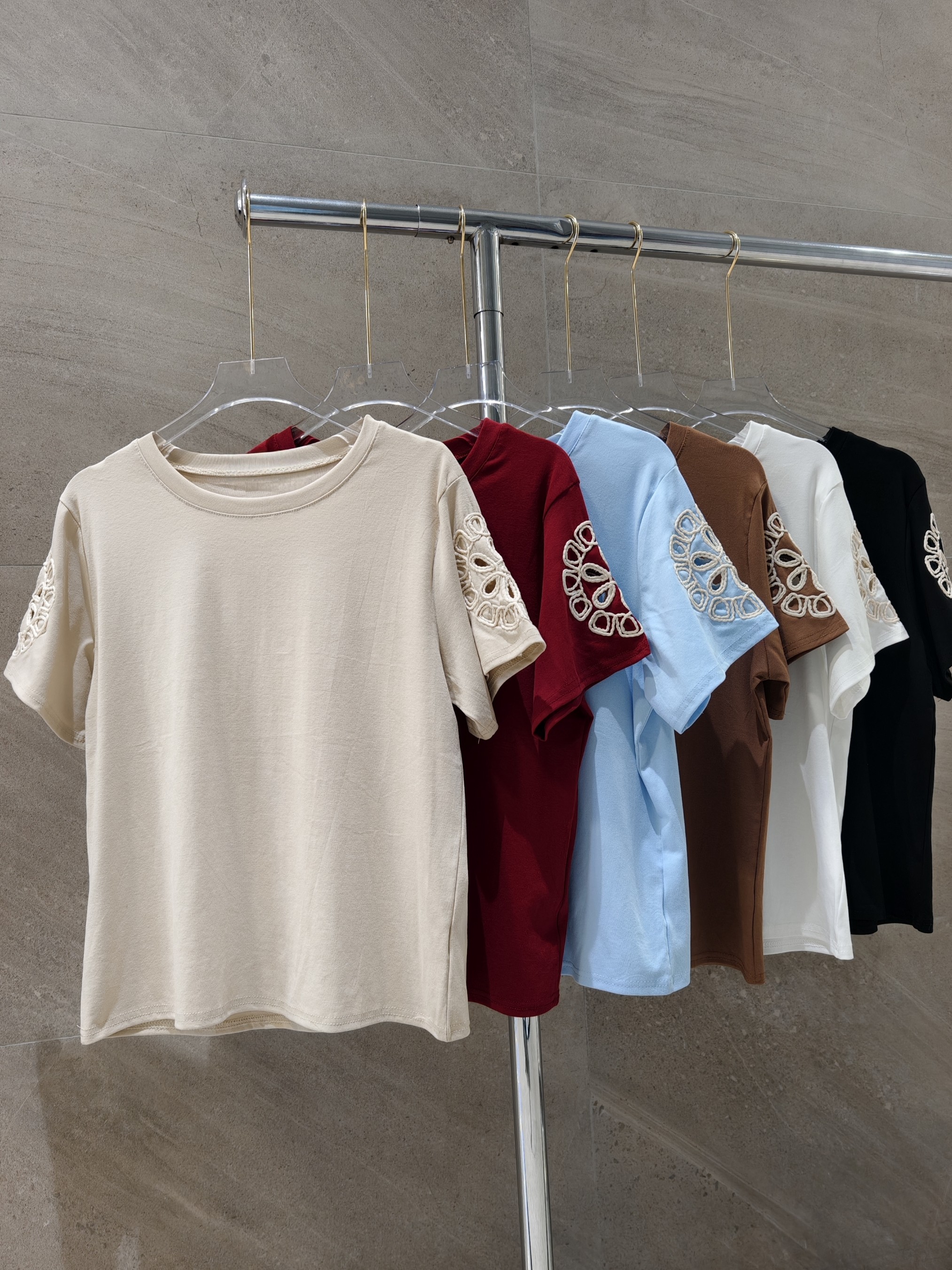 T shirt plus size algodão importado femininas modas L335 - Sol