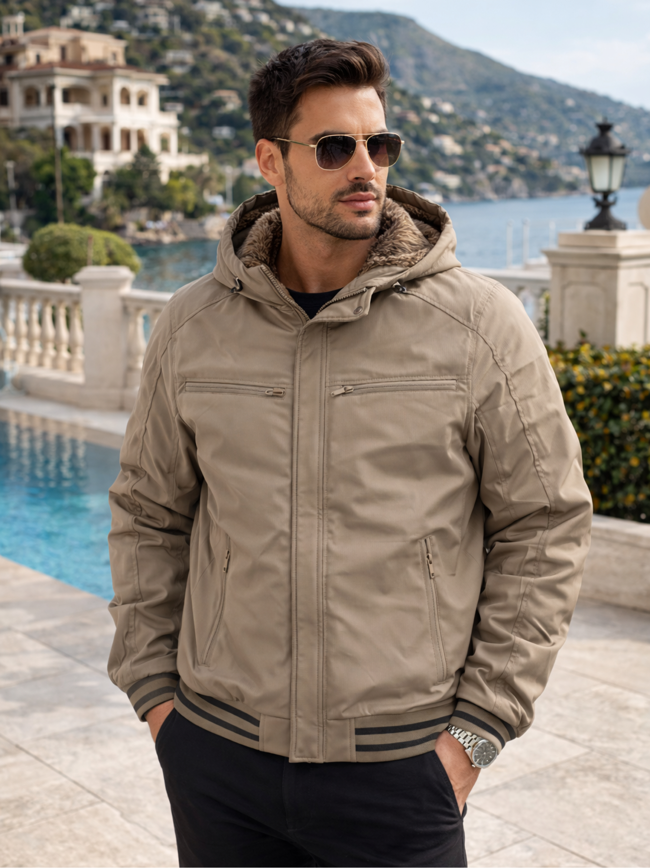 Jaqueta nylon forrada masculino - Okapi Jaqueta | ZAX