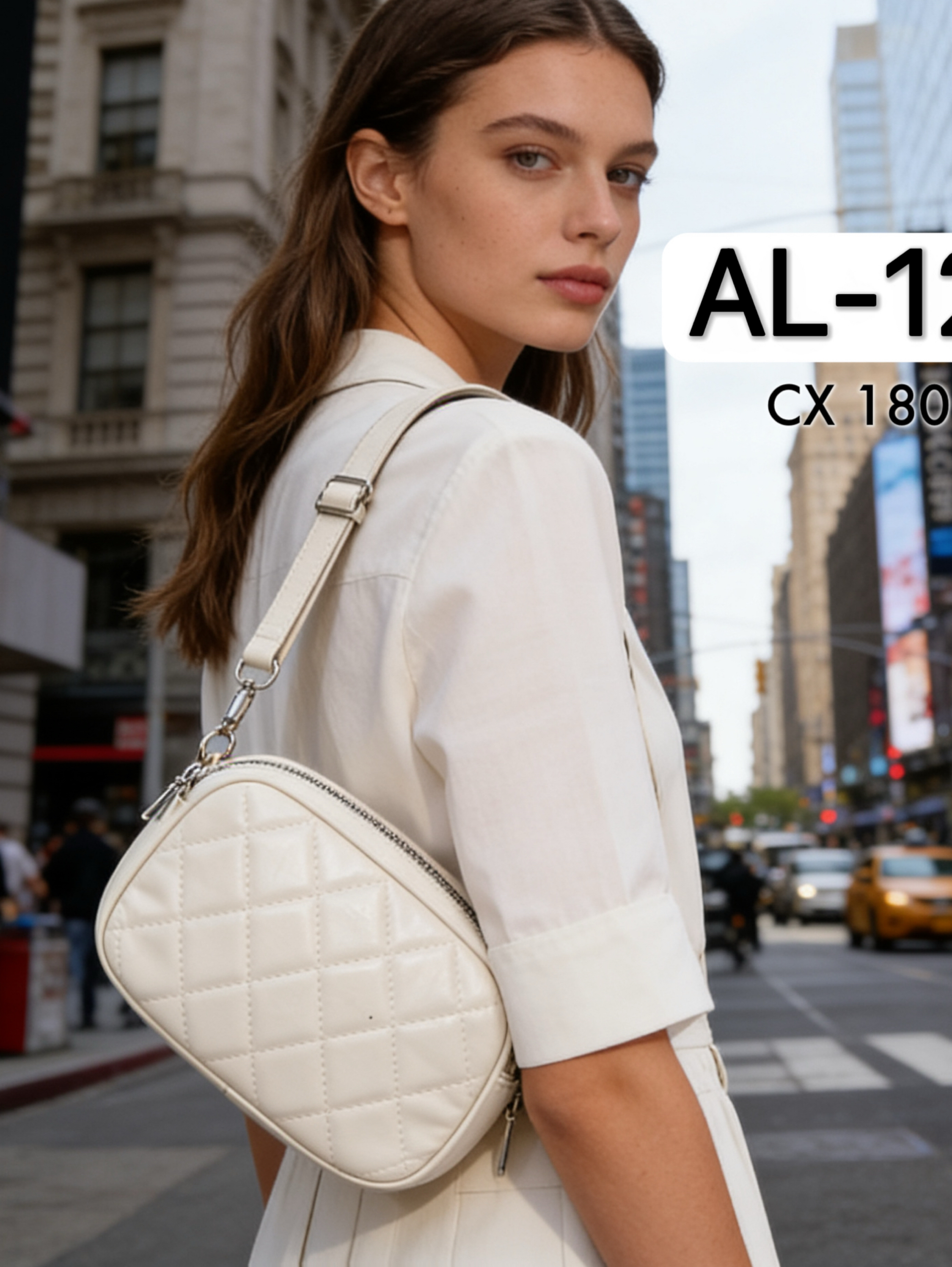 Bolsa matelassê com alça comprida AL-1299 - Ali 88 | ZAX
