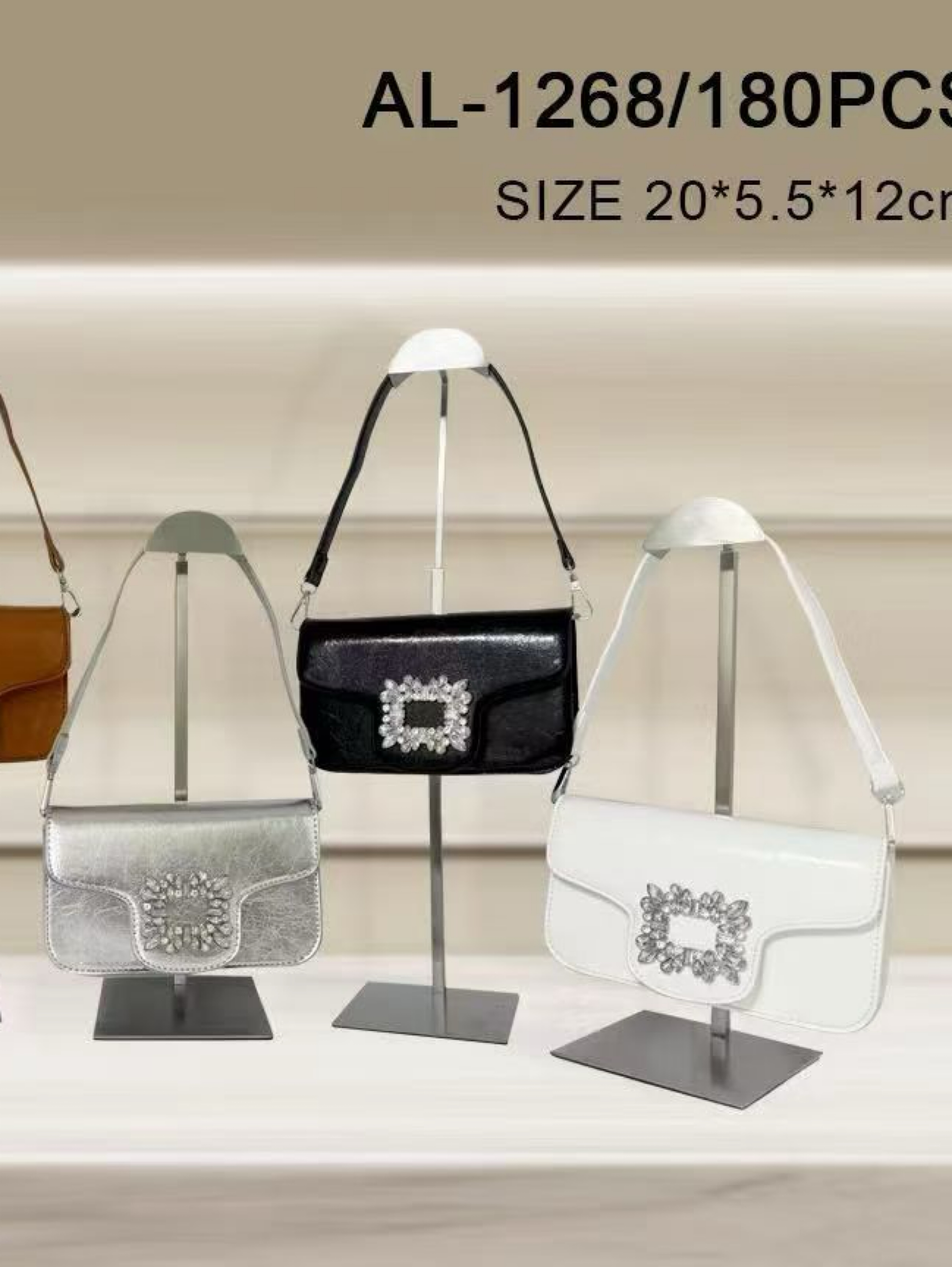 Bolsa de ombro com alça comprida AL-1268 - Ali 88 | ZAX