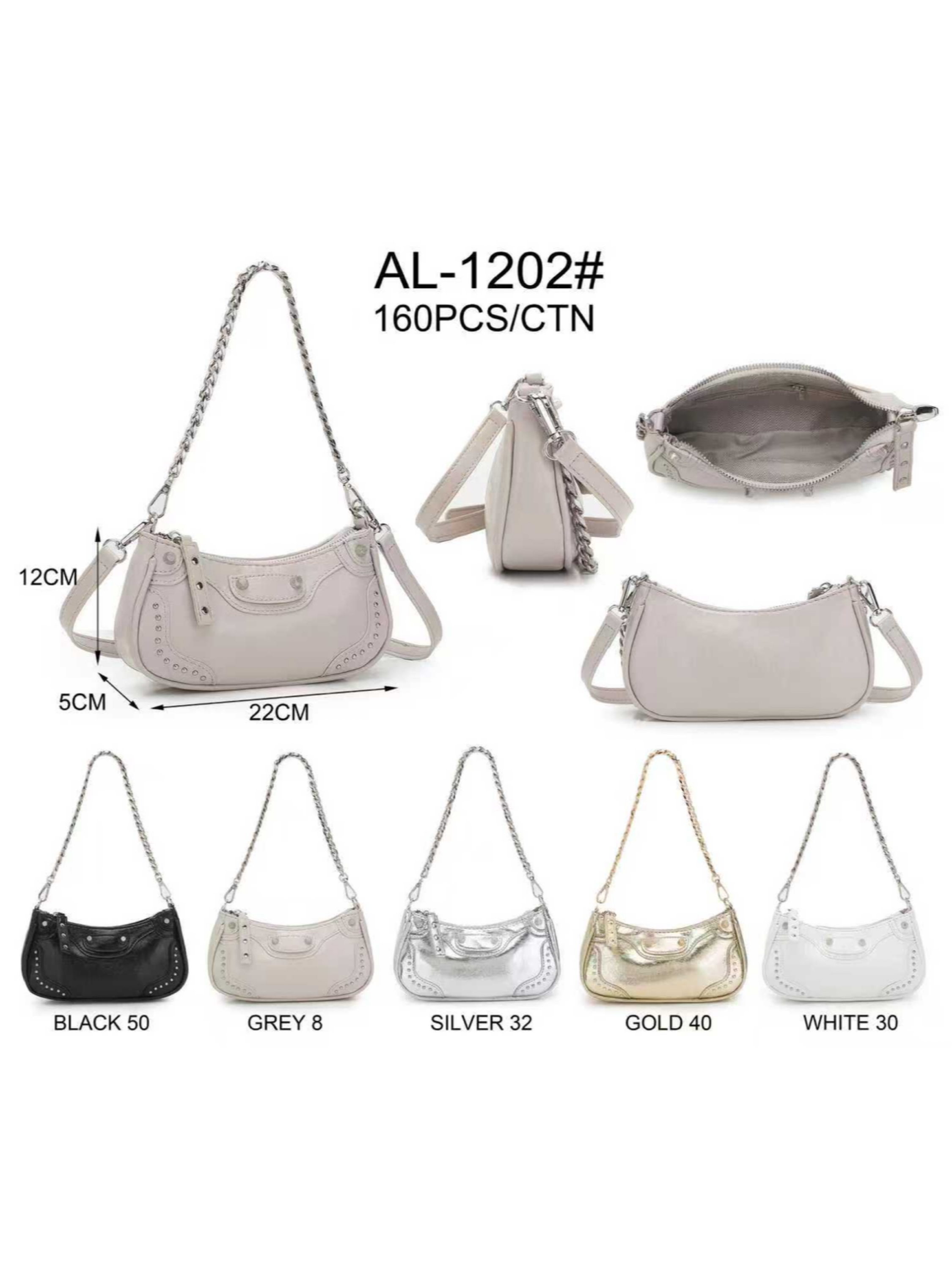 Bolsa tiracolo com duas alças cabe celular AL-1202 - Ali 88 | ZAX
