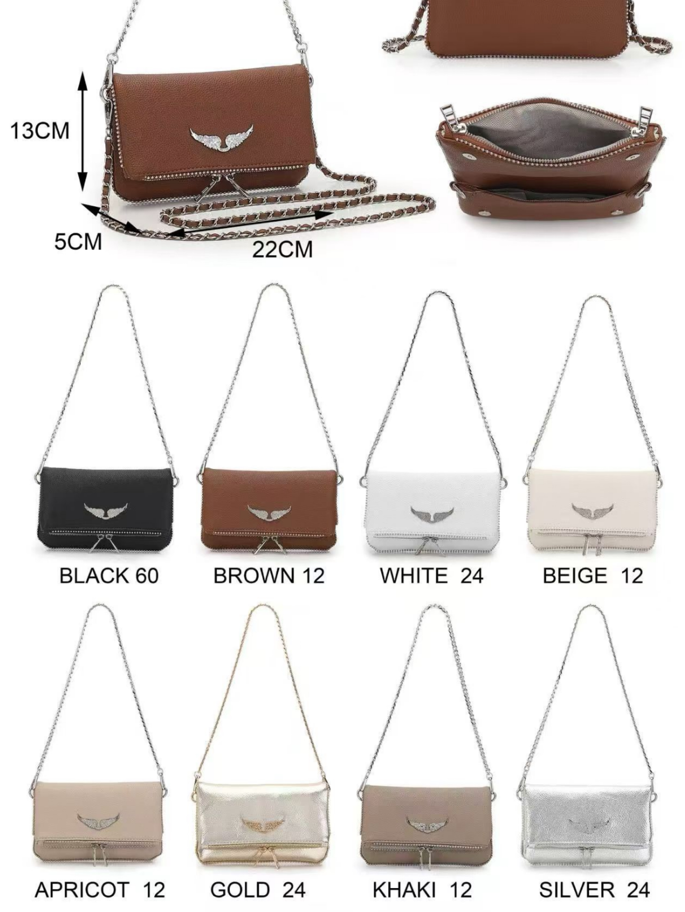 Bolsa Zadig Asinha com 2 alças AL-1405 - Ali 88 | ZAX