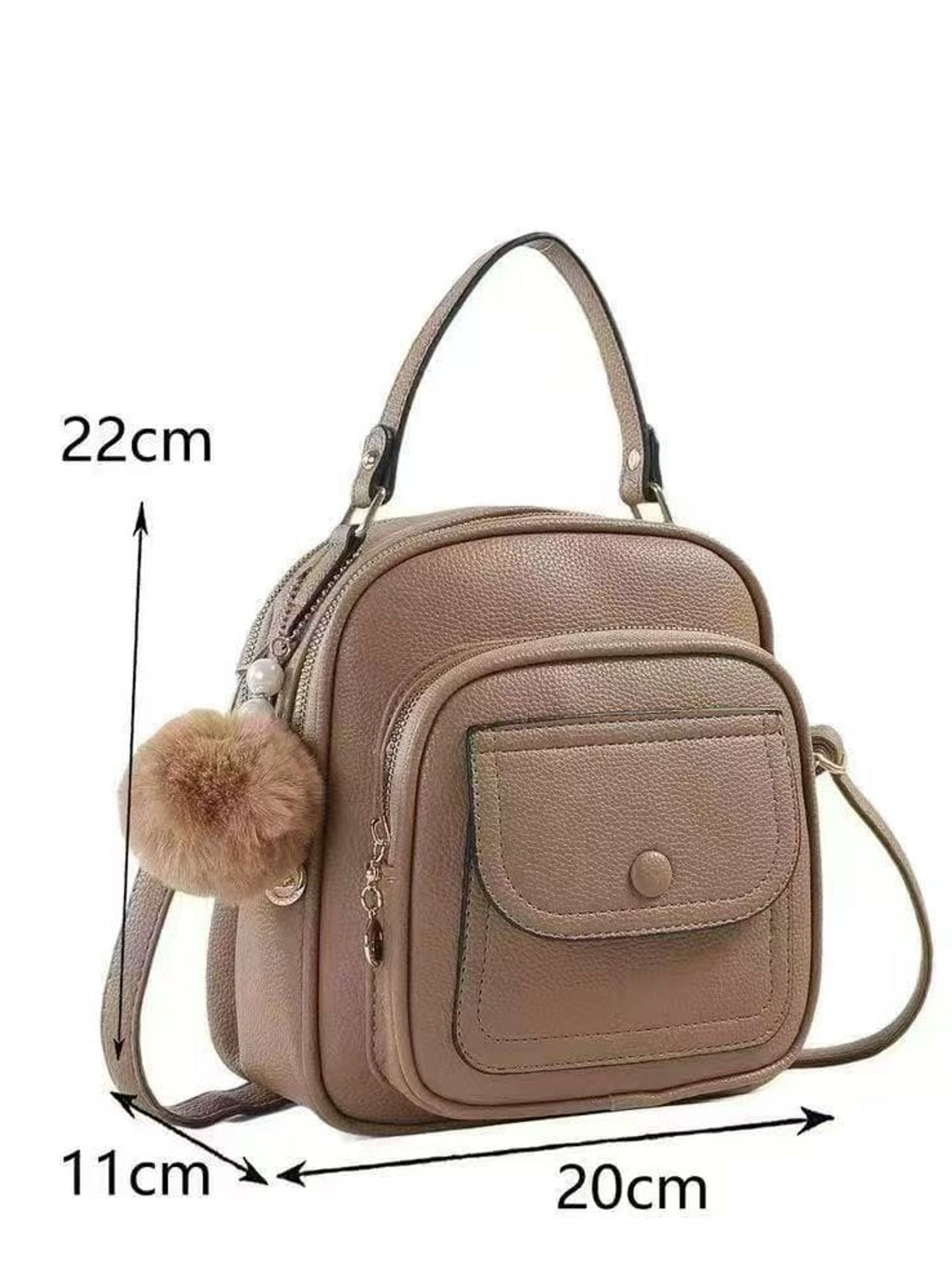 Bolsa feminina tiracolo transversal casual quadrada 480