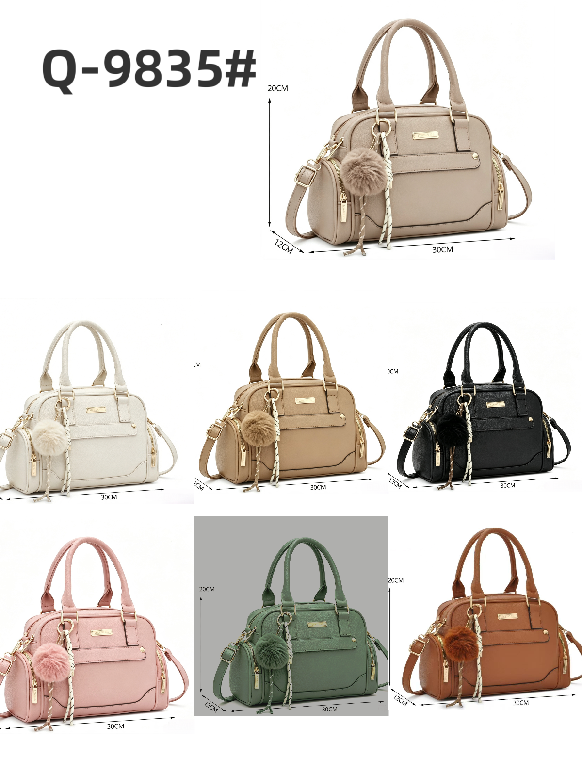Bolsa feminina ombro com transversal Q-9835 - Dandelion Bolsas | ZAX
