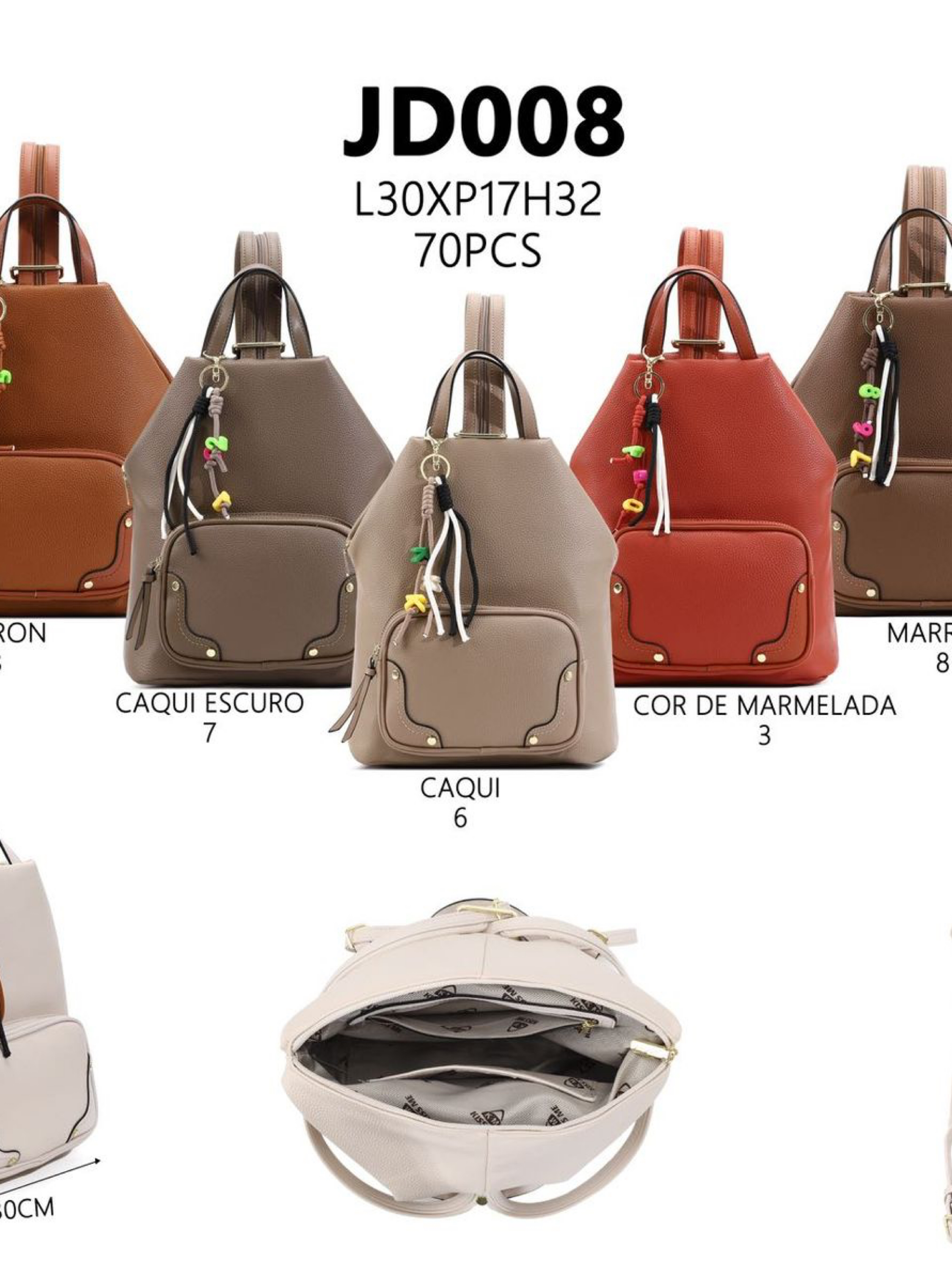 Mochila com chaveiro - Luna Ye | ZAX