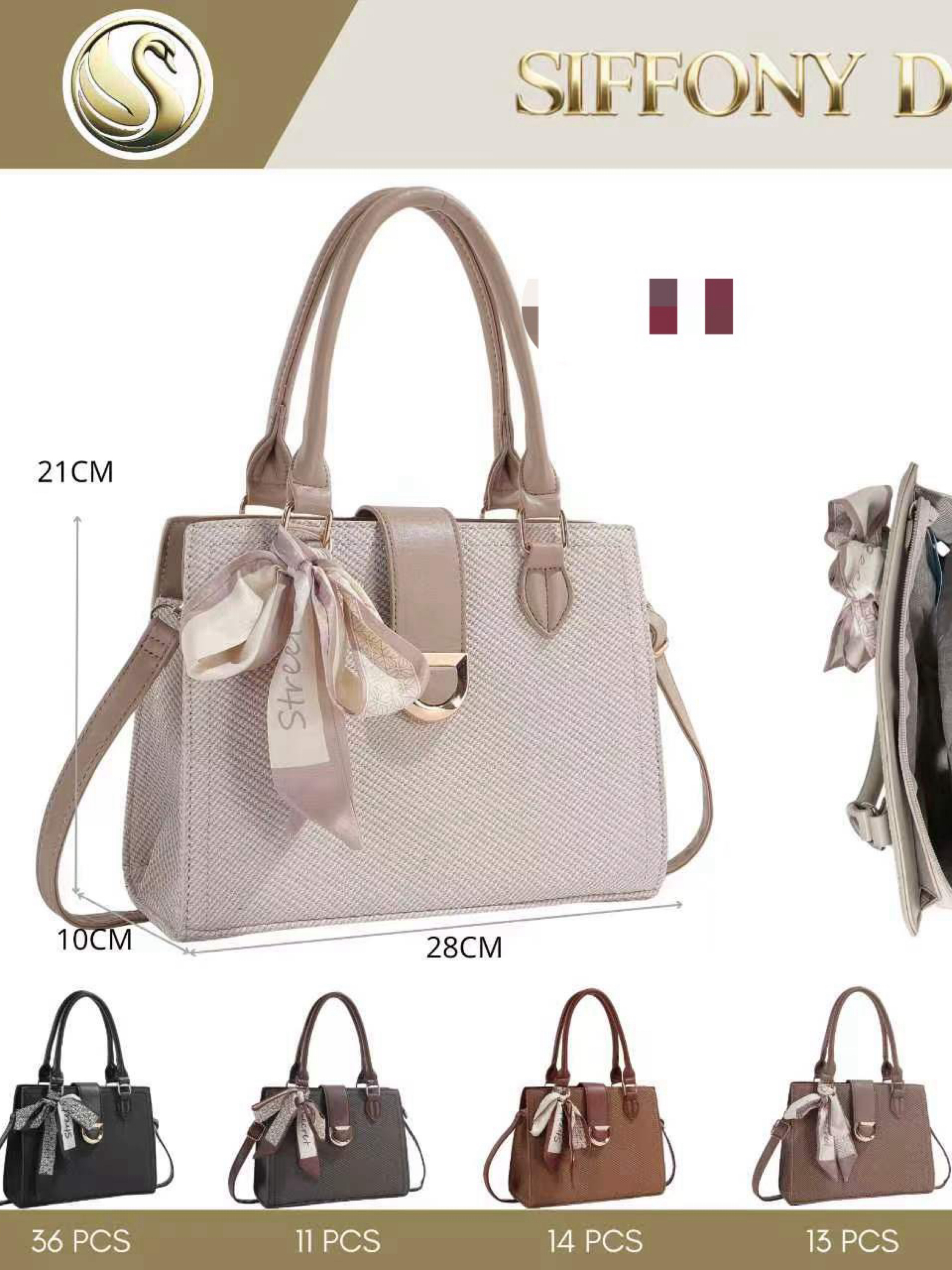 Bolsa feminina com chaveiro 135 - Bolsa Charmosa | ZAX