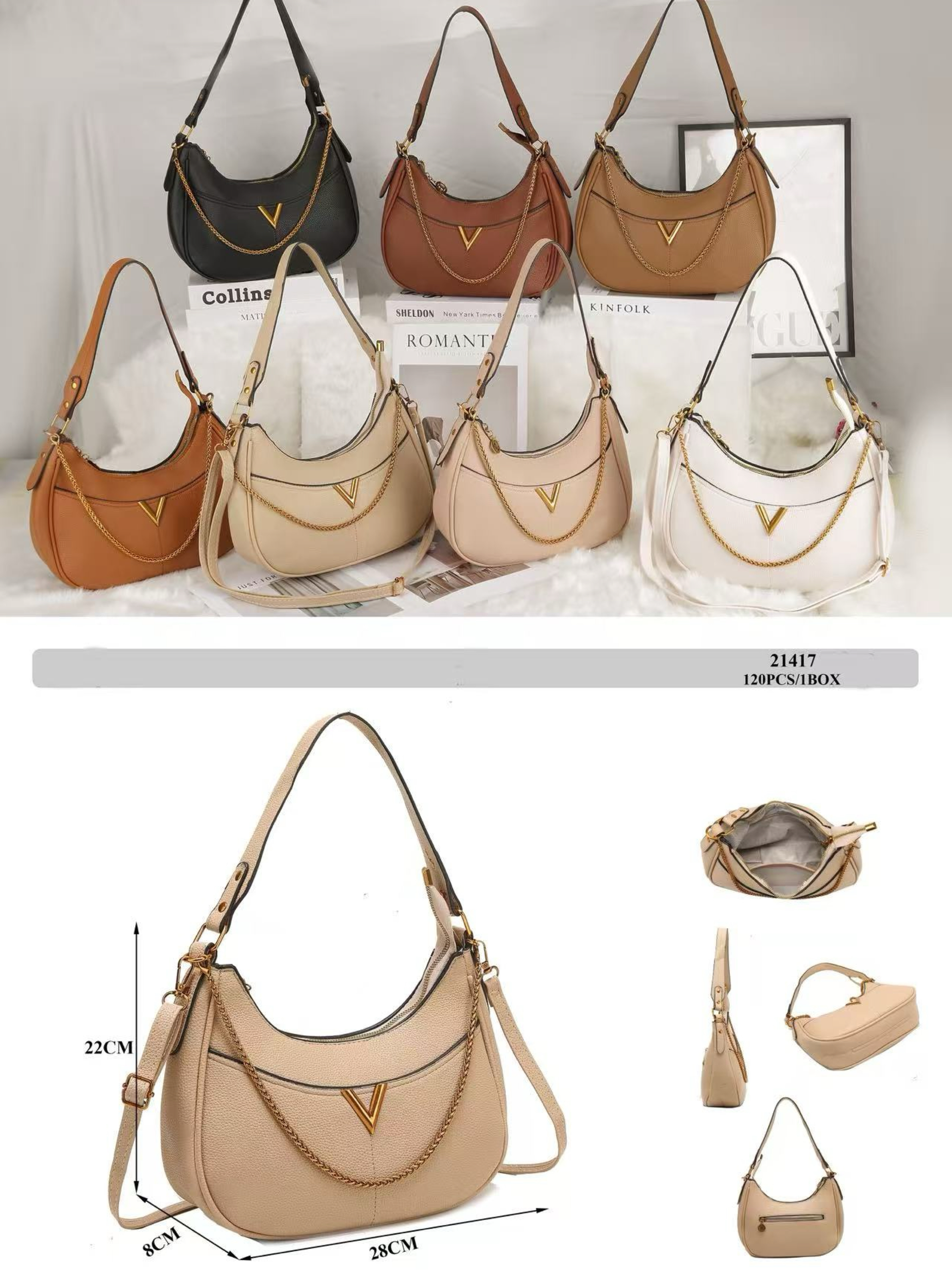 BALZAC バルザック 67 Mission ピザBOX Bolsa meia lua com 3 alça 21417 - Bolsa Charmosa | ZAX