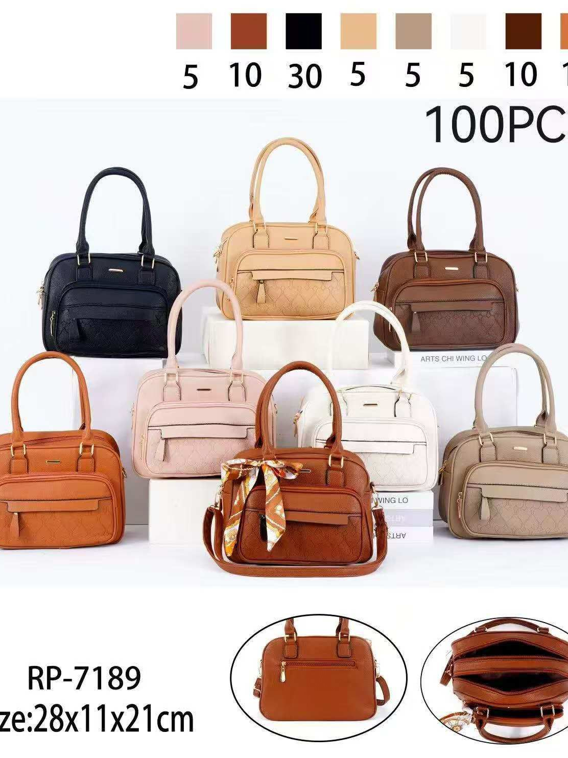 Bolsa média com duas repartições. Cód. 7189 - Isa Bolsas | ZAX