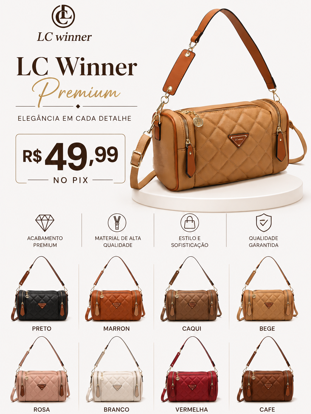 Bolsa LC Winner Premium - Bazo Bolsas | ZAX