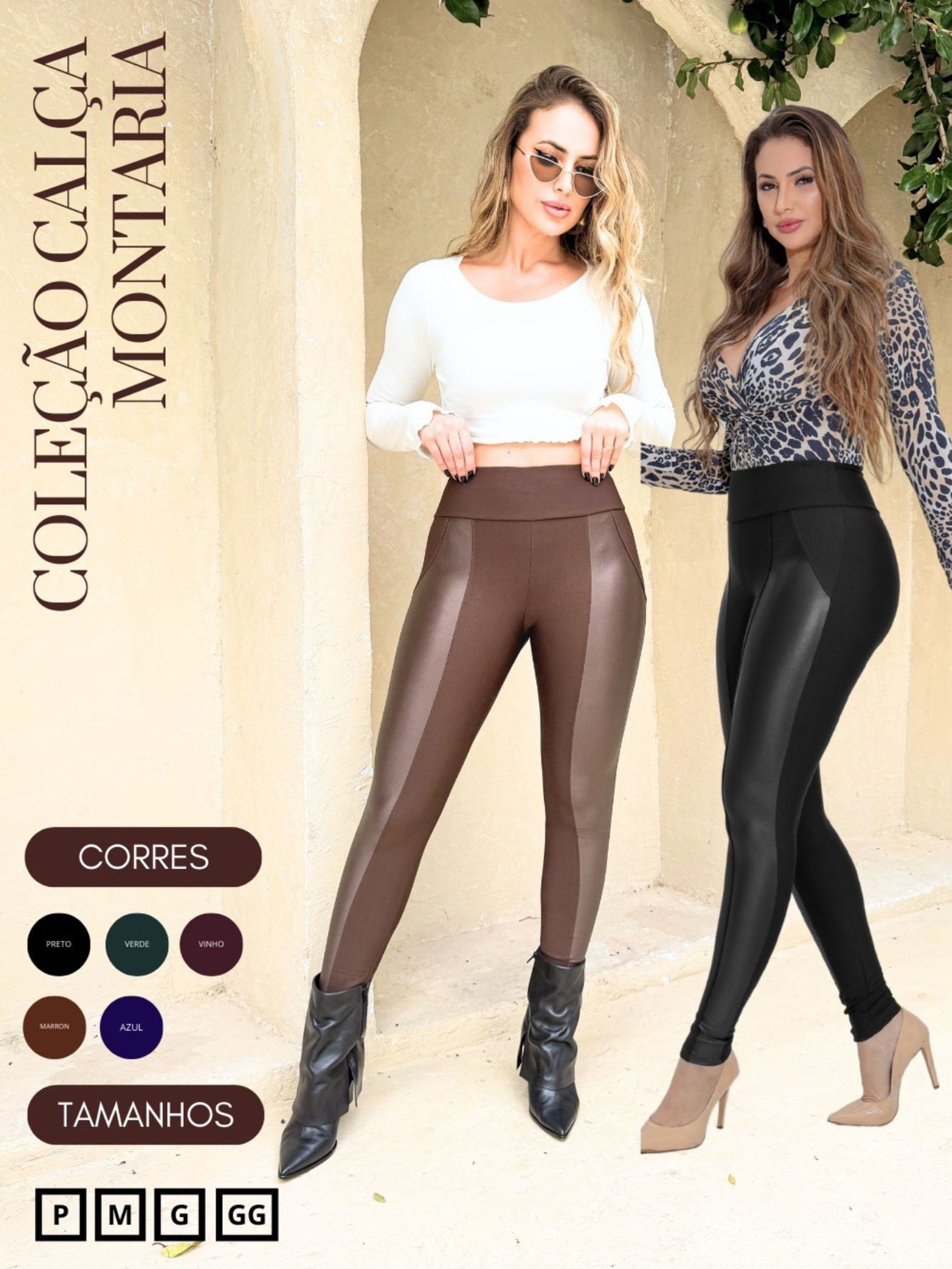 Calca Montaria Flanelada Termica Poderosa Moda Brás ZAX