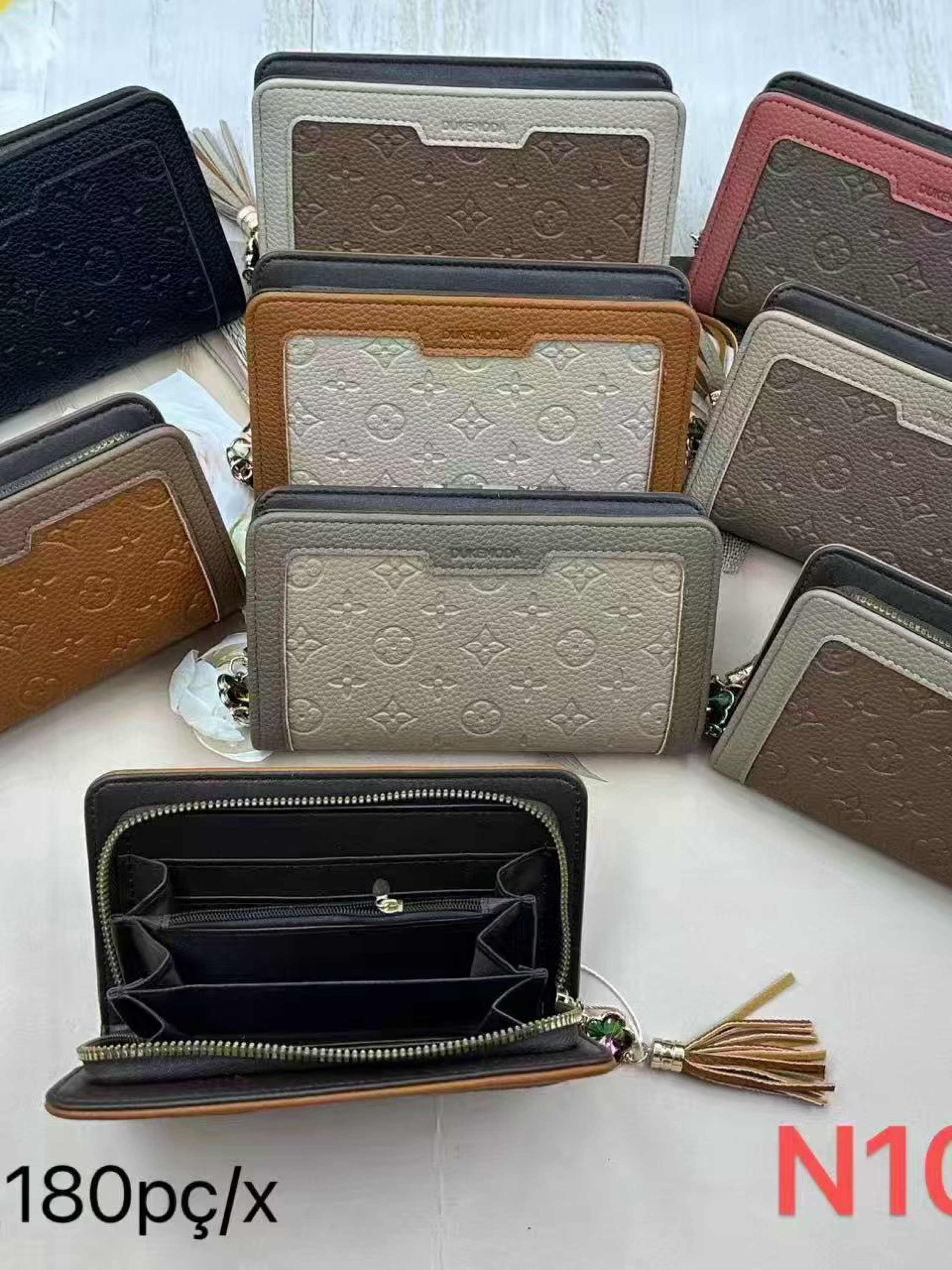 Carteira média com zíper N108-53 - Mn Mochilas | ZAX
