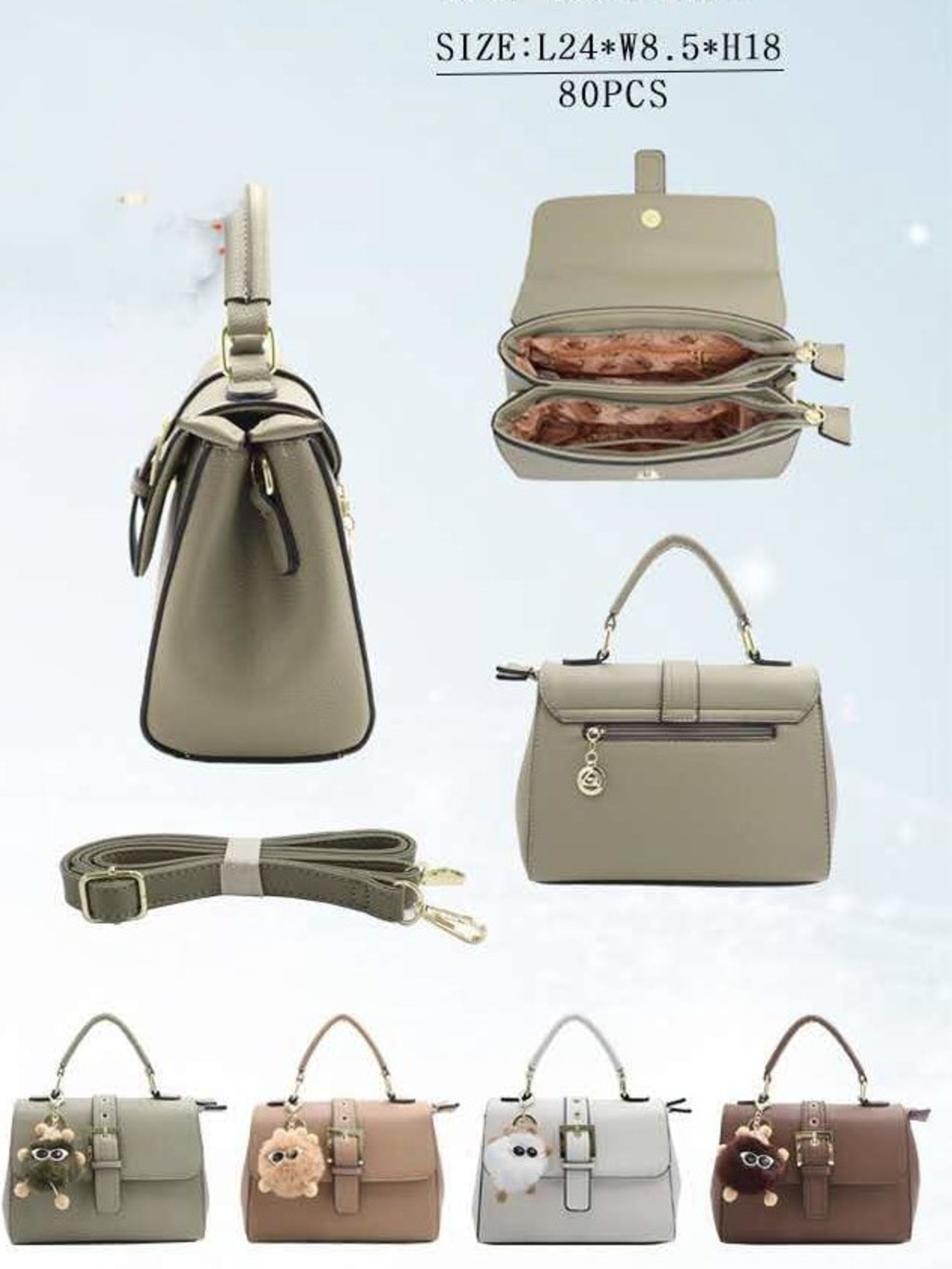 Bolsa feminina transversal e tiracolo DC-01086# - Sofia_Bolsa | ZAX