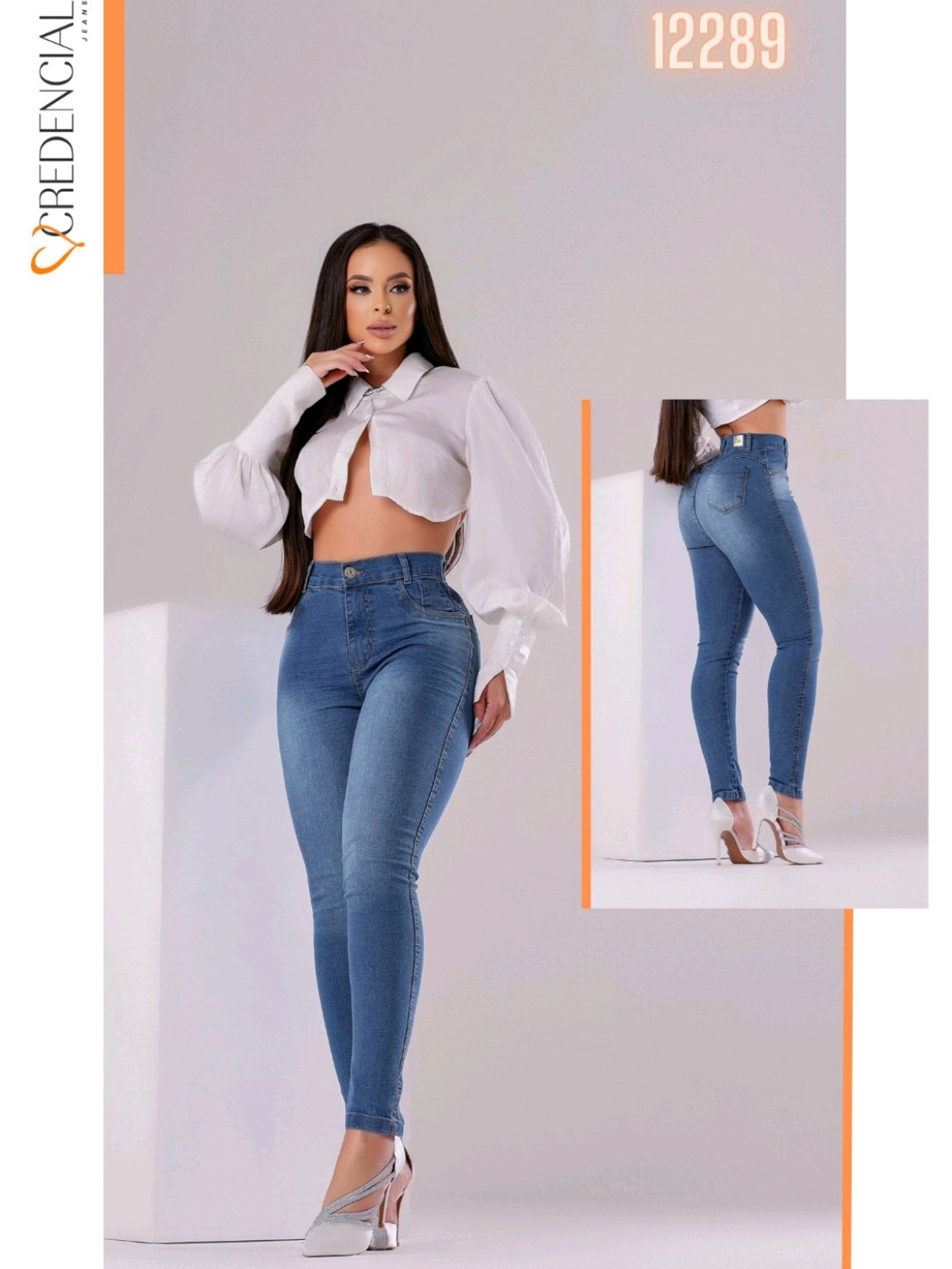 Credencial jeans sale atacado