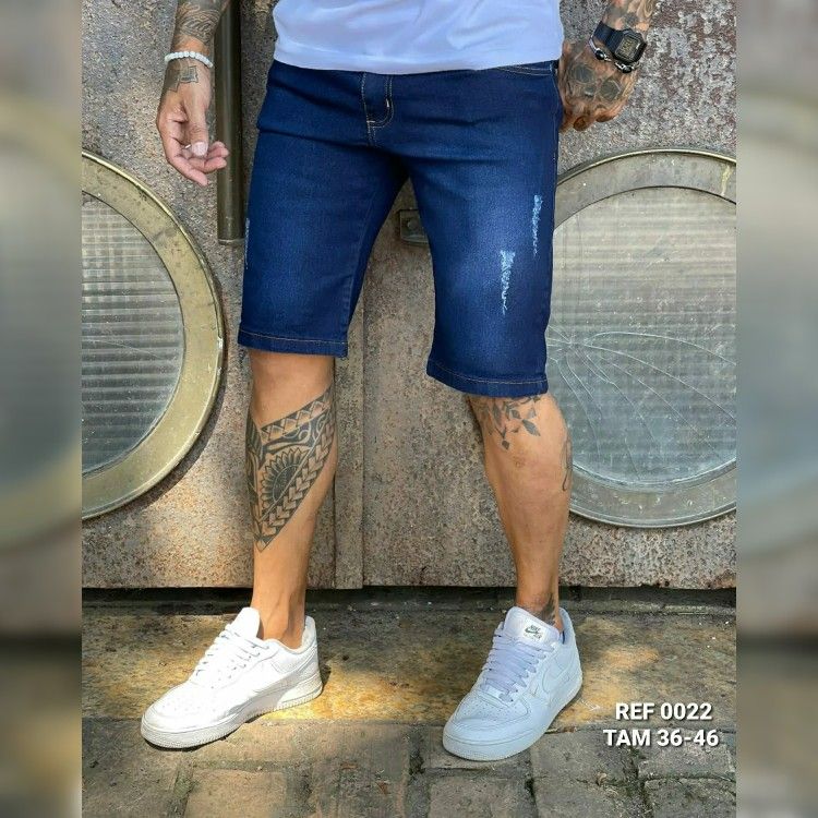 bermuda jeans masculino atacado