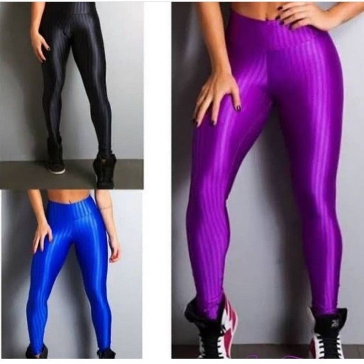 Legues Feminina Calça Leg Poliamida 3d Legging Grossa Linda GG - Colorido