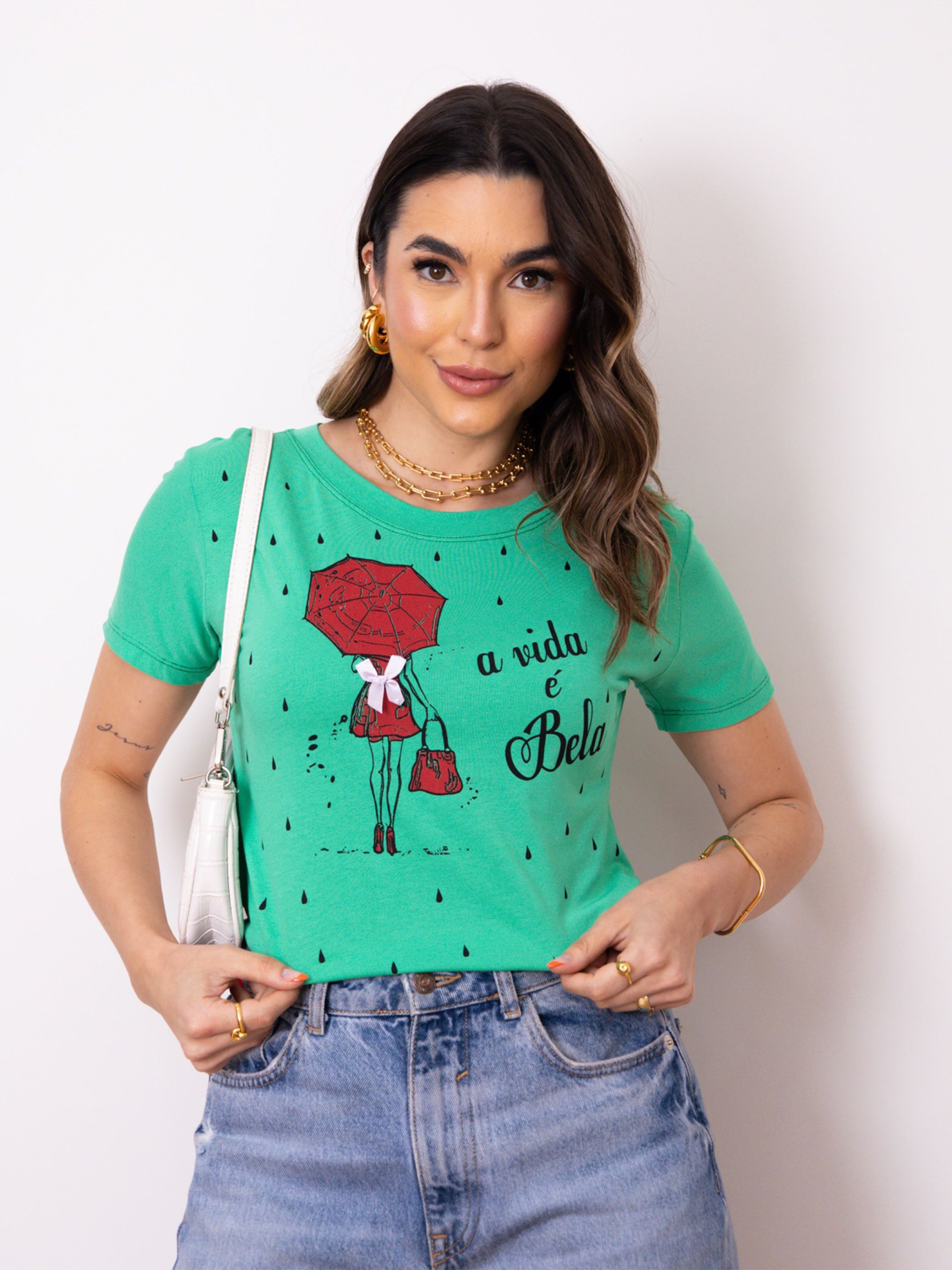 Atacado de T-shirt Feminina - Use Criativa 