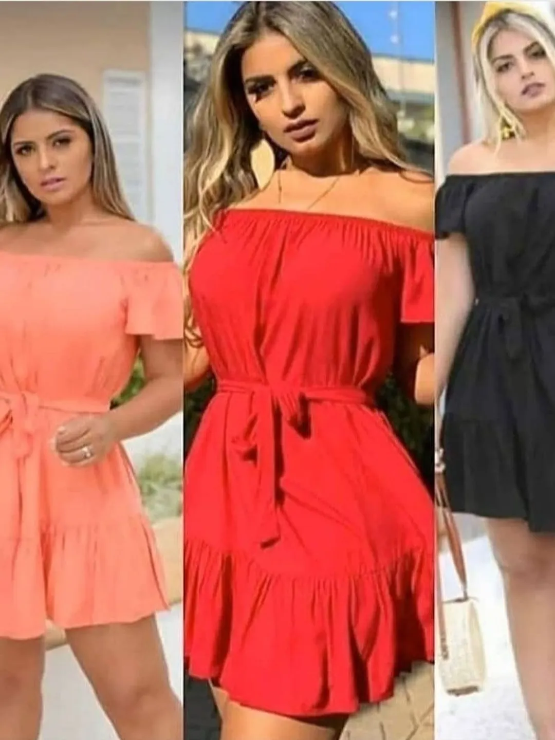 VESTIDO CIGANINHA COM CINTO MODA FEMININA