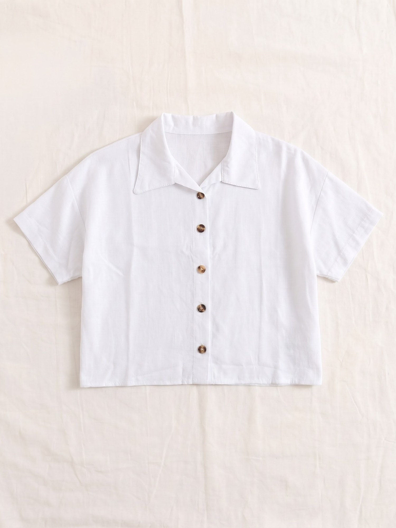 Camisa Feminina de Botão Viscose