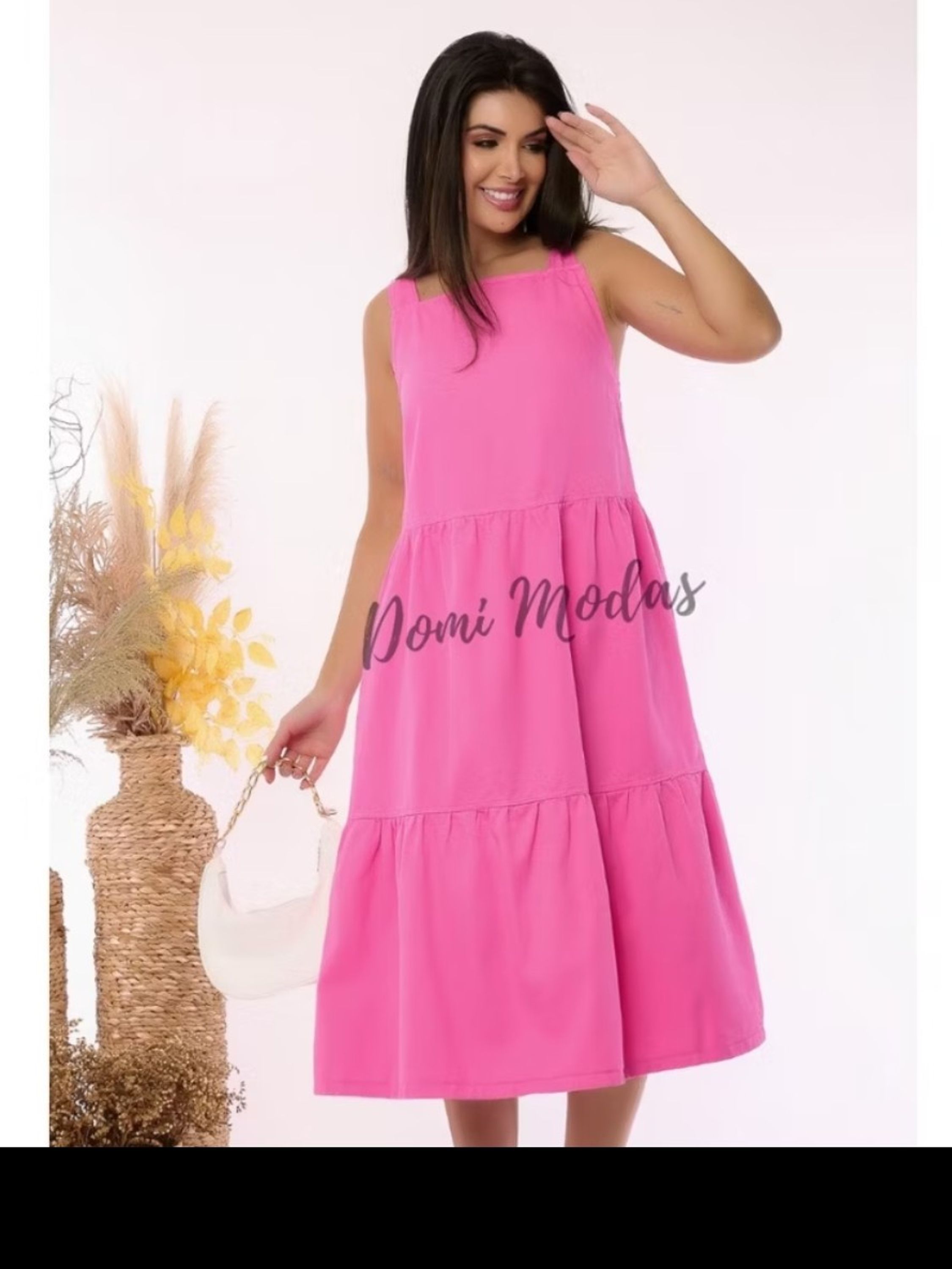 Susek Modas Vestido Jeans Tingido veste super bem 7286