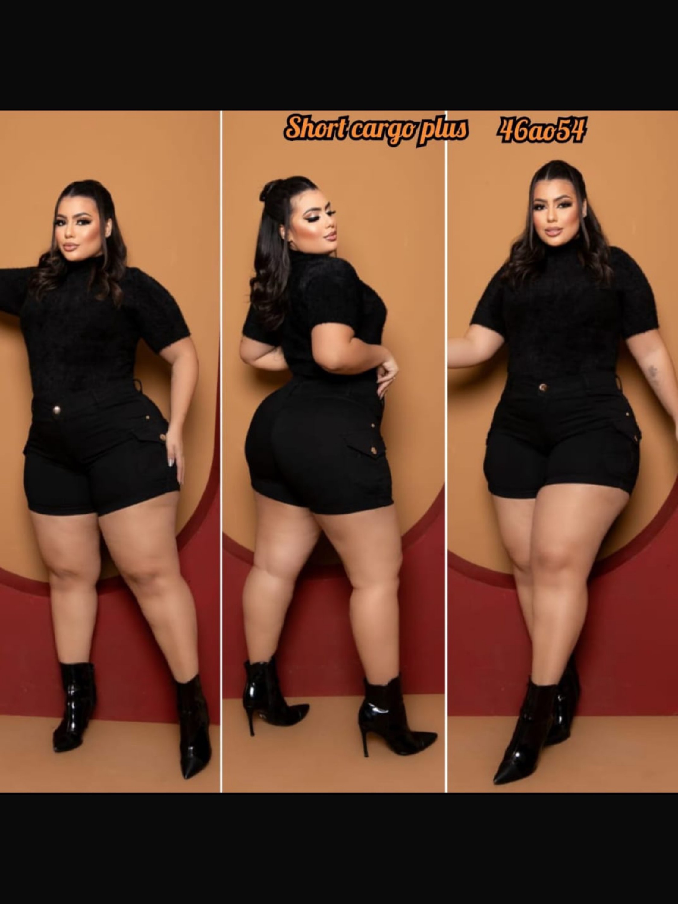 Short cargo plus size