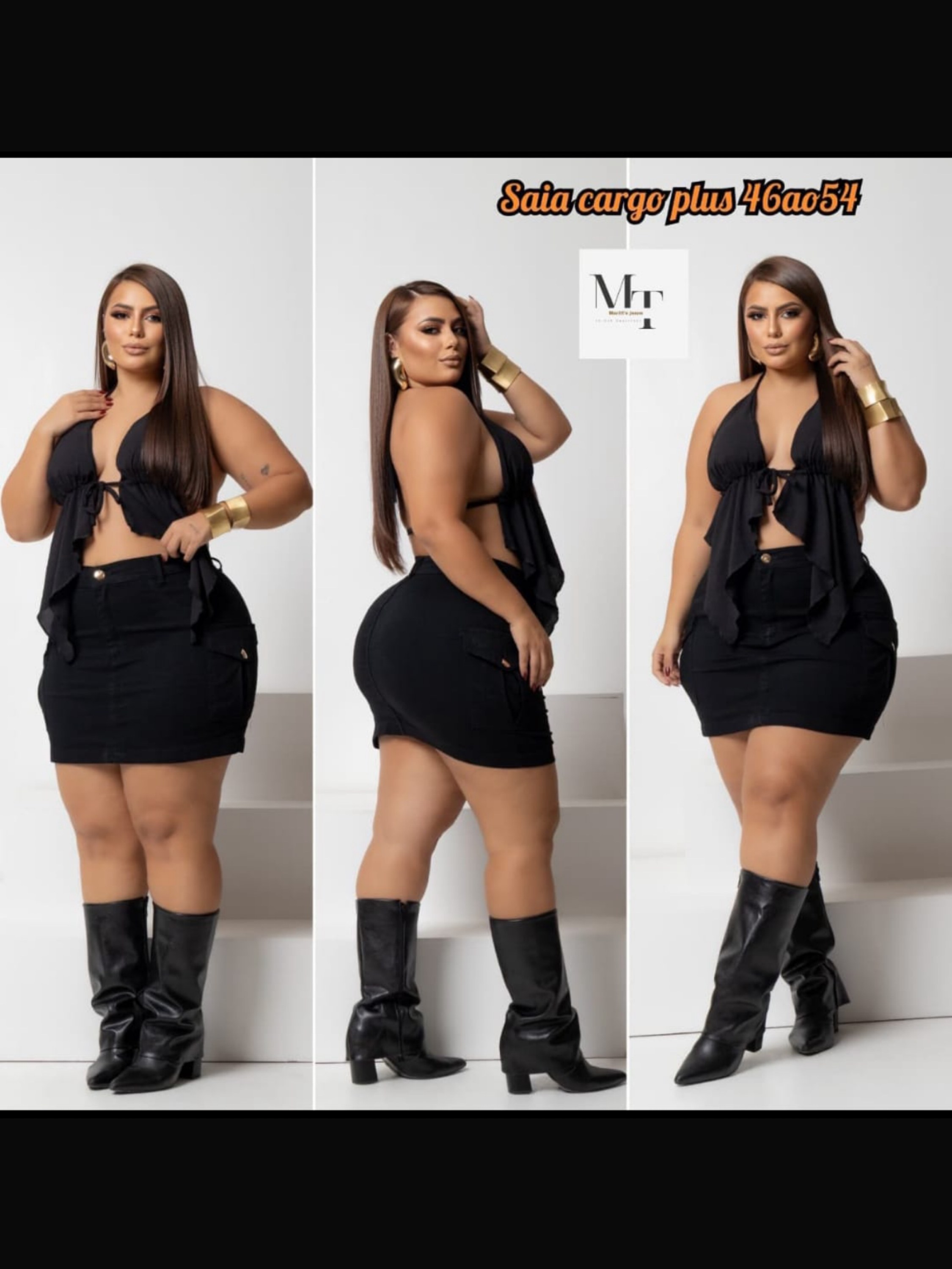 Saia cargo plus size