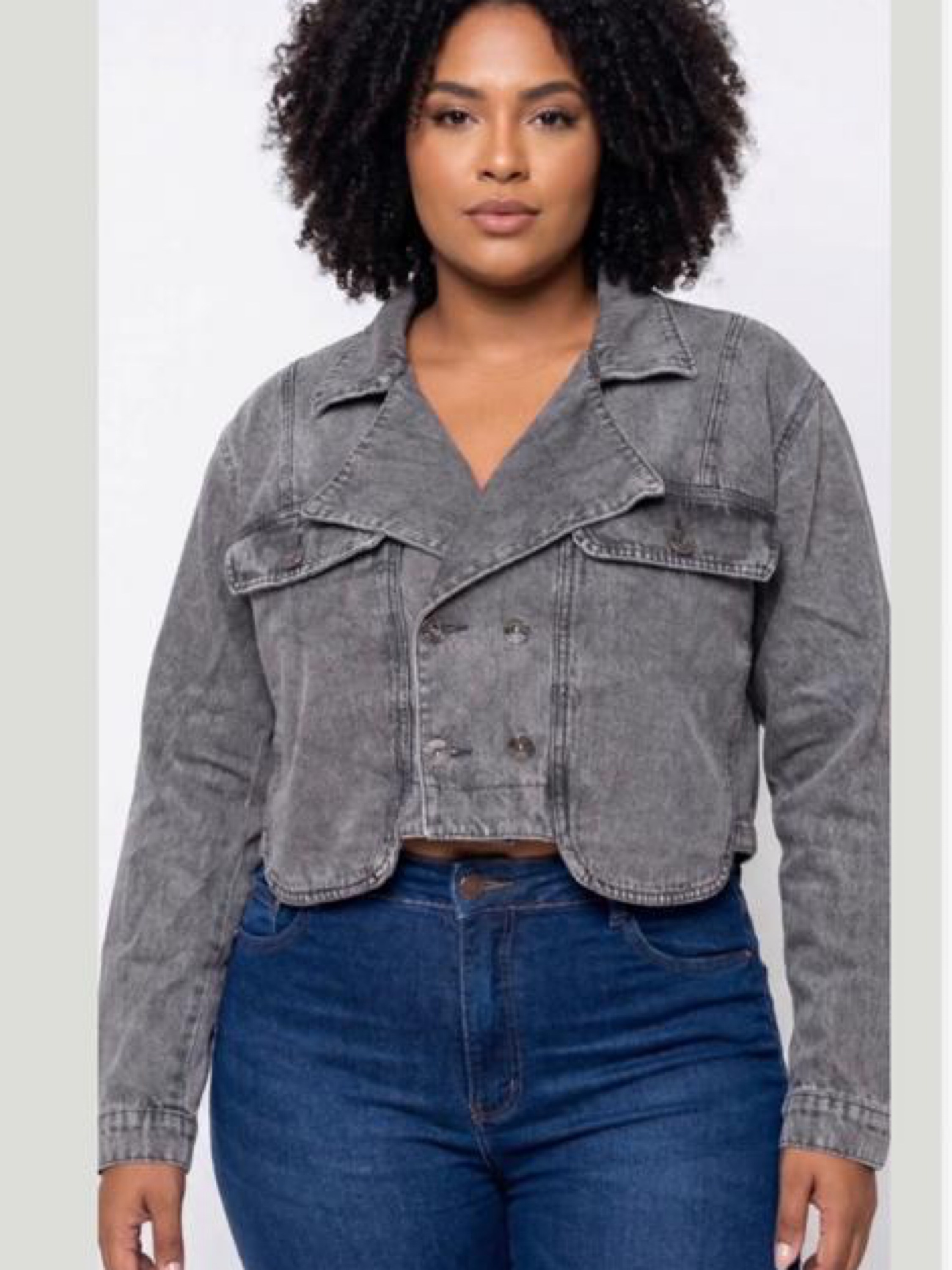 Jaqueta plus size