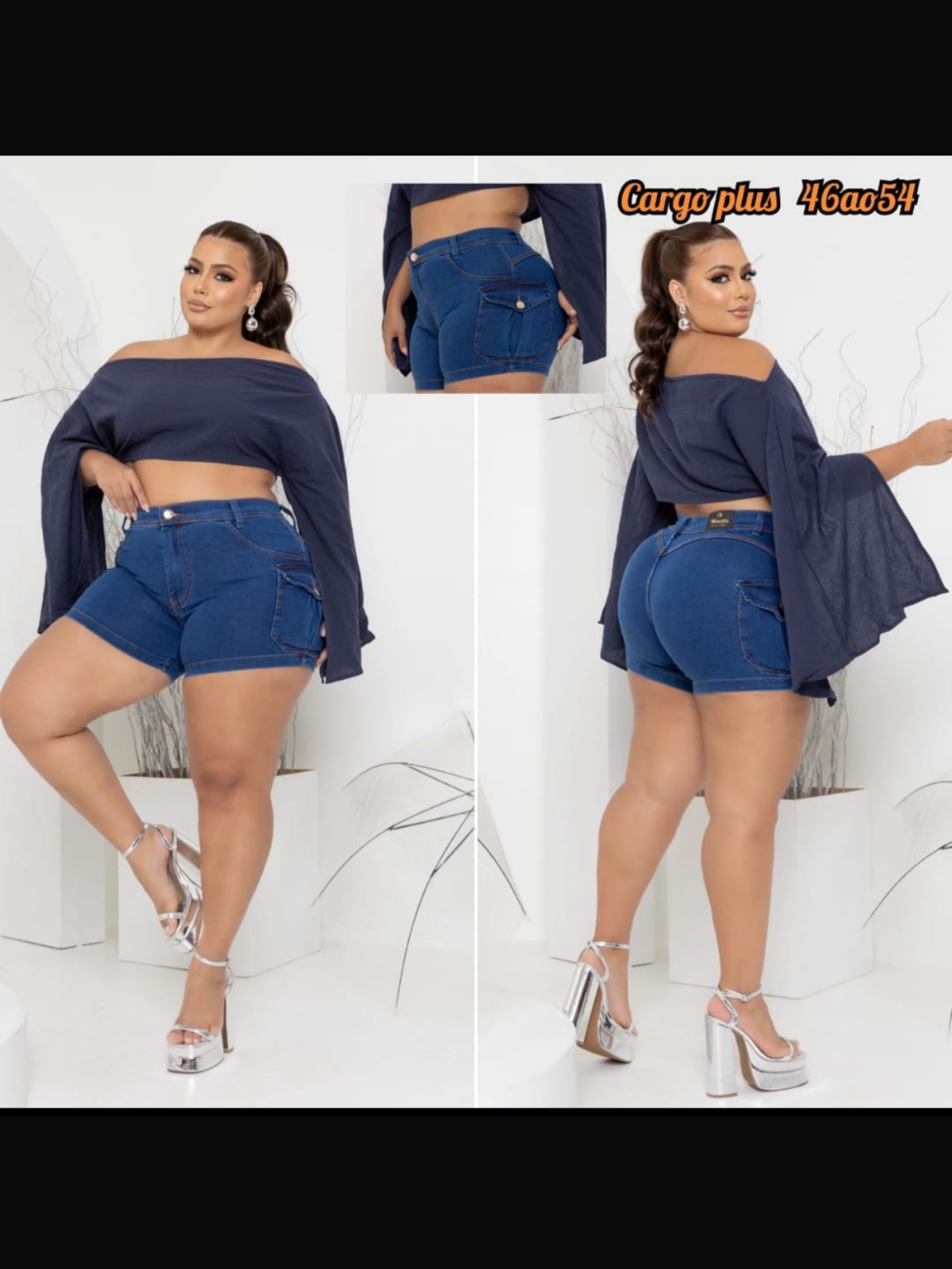 Short cargo plus size