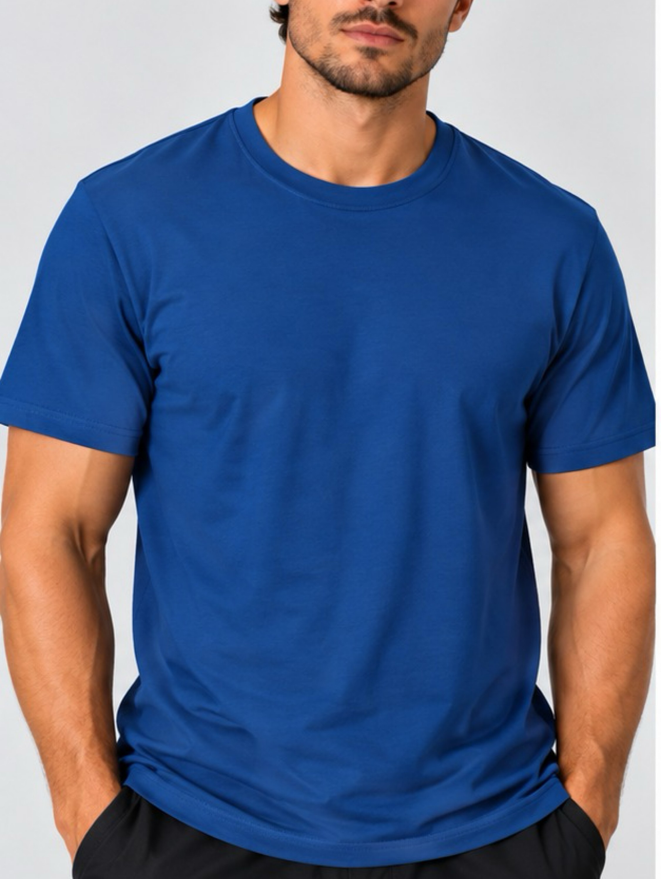 Camiseta Básica Algodão Masculina