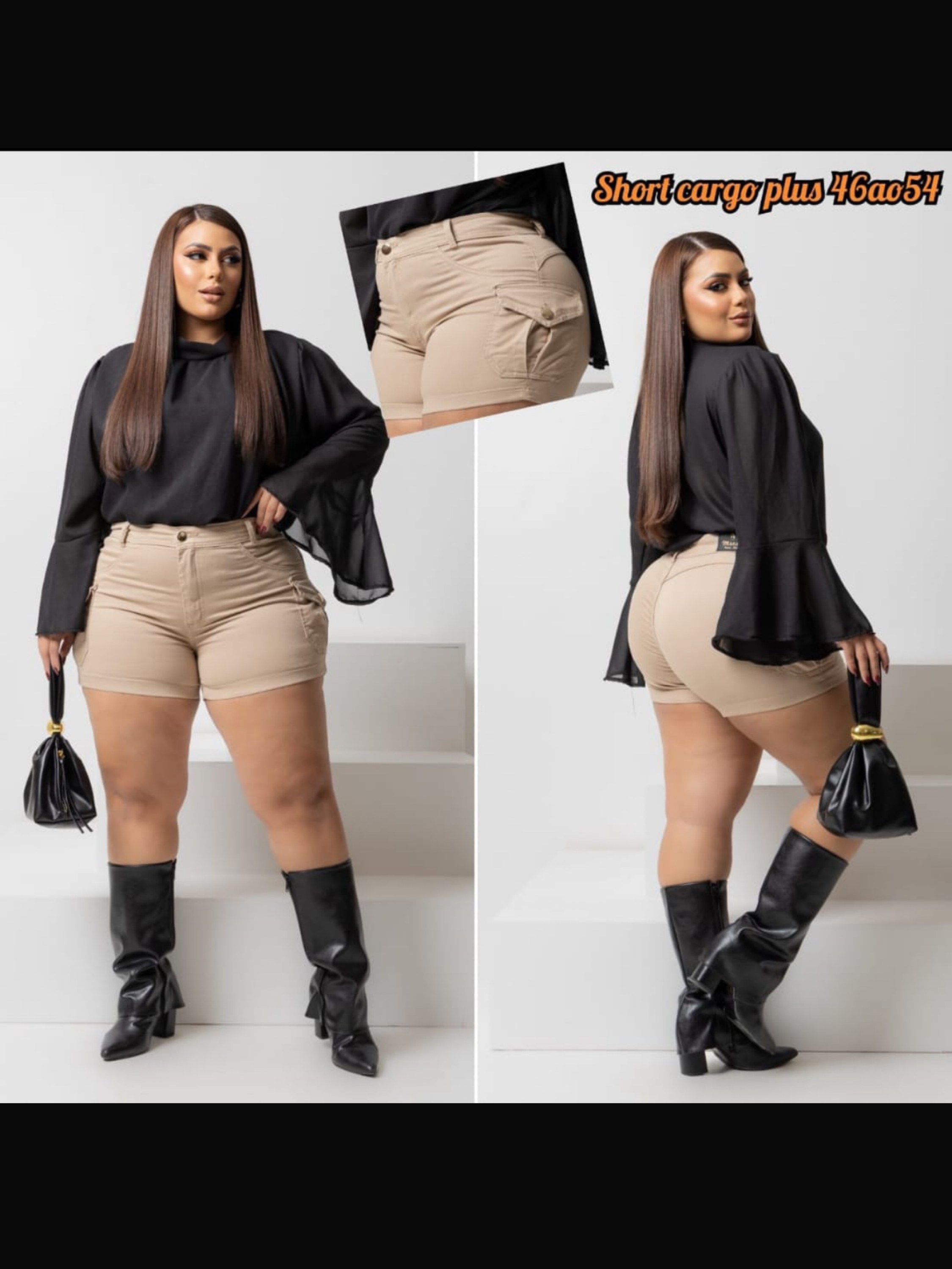 Short cargo plus size