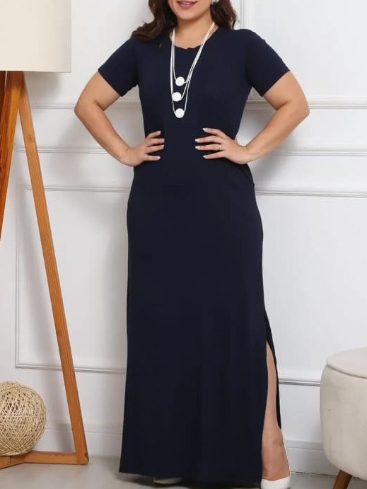 Vestido longo viscolycra