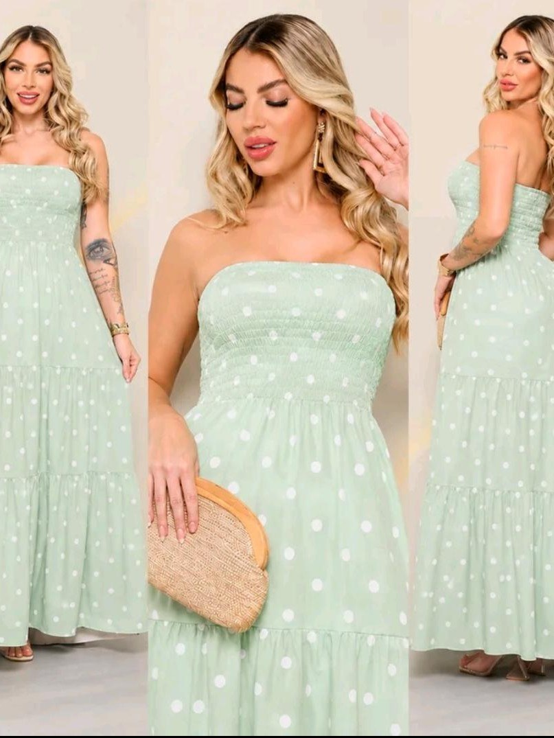 Vestido corpinho tomara que caia