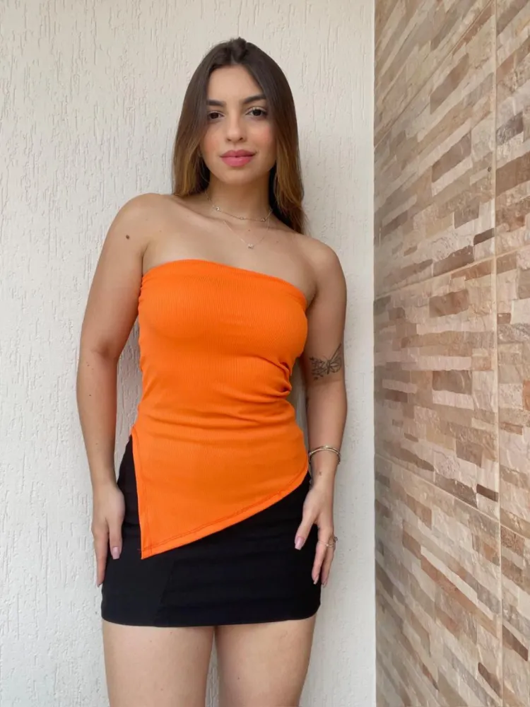 BLUSA ZAFIRA ASSIMÉTRICA