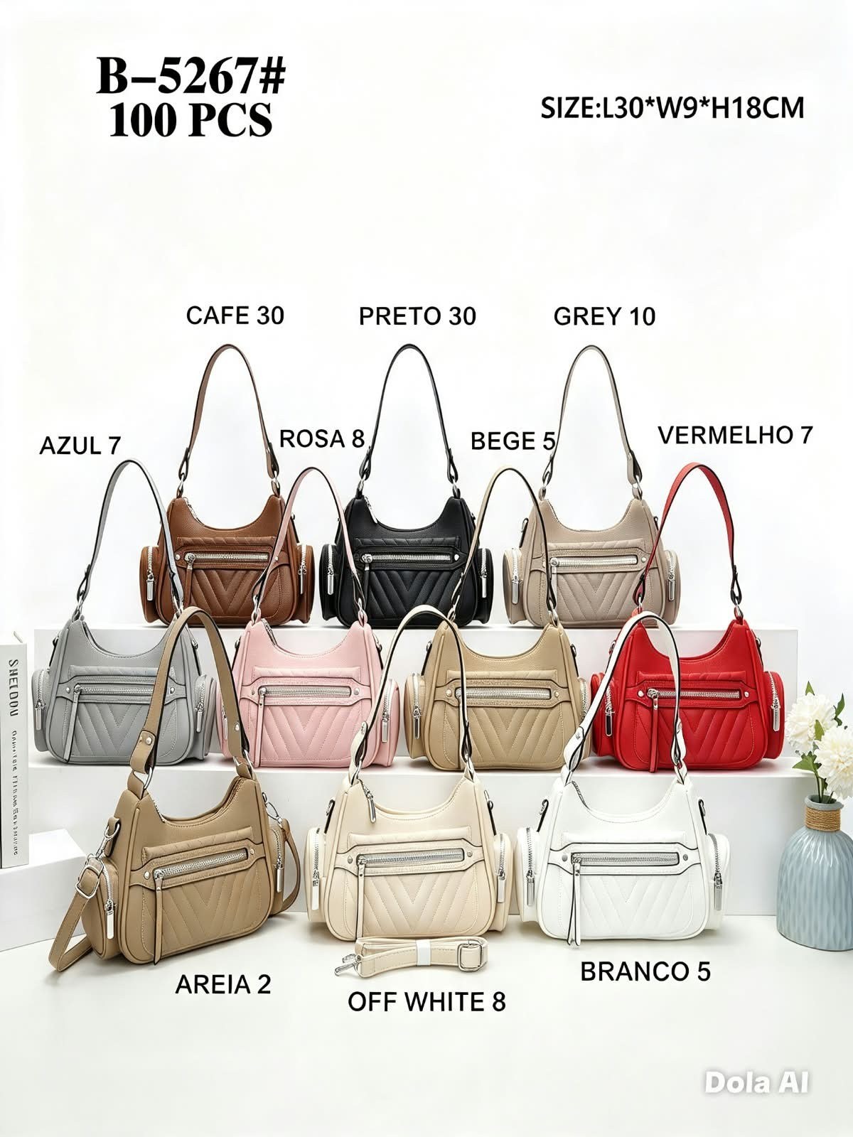 Bolsa feminina moderna e casual B-5267