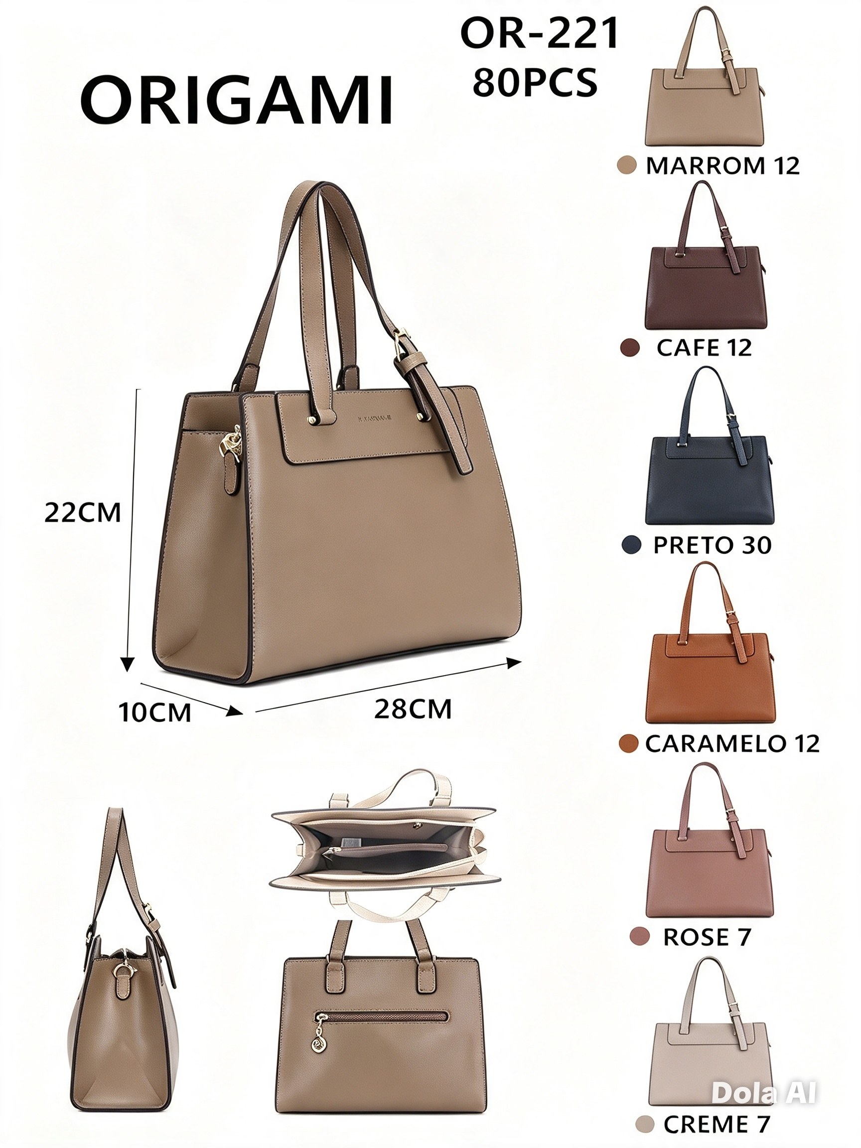Bolsa feminina moderna e casual OR-221