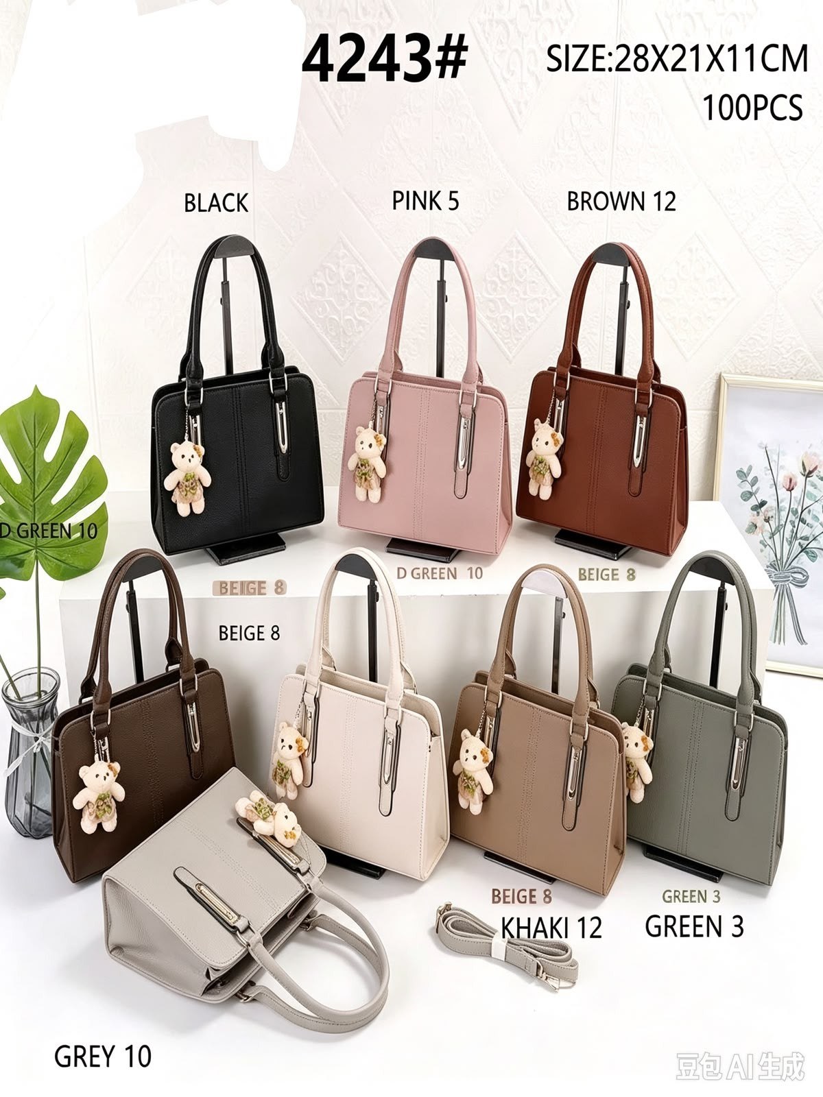 Bolsa feminina moderna e casual 4243