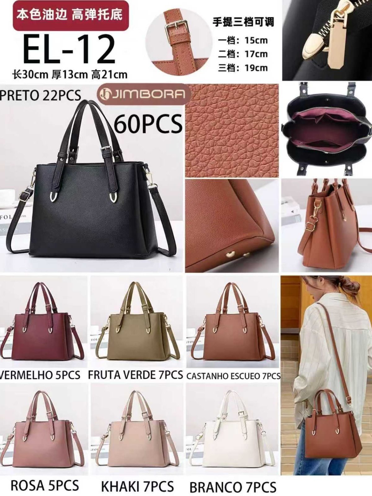 Bolsa feminina moderna e casual EL-12