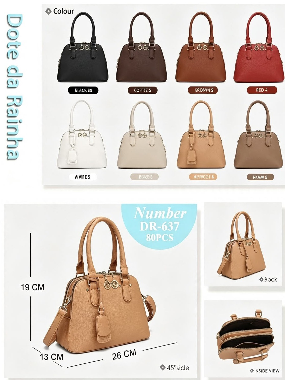 Bolsa feminina moderna e casual DR-637