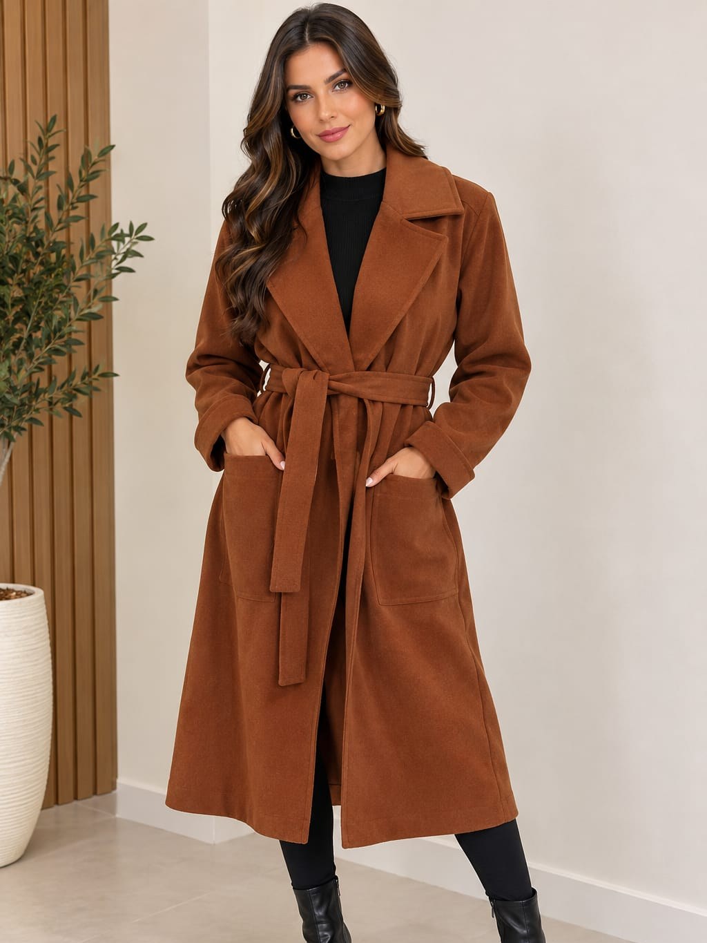 Veste Lucy Sobretudo Lã Batido 184/MX2520