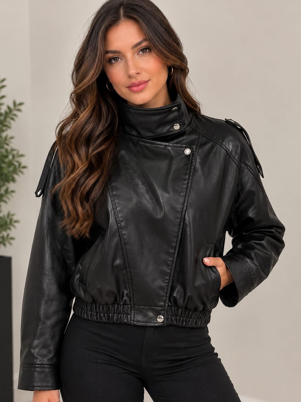 Veste Lucy Jaqueta Couro 185/PL40310