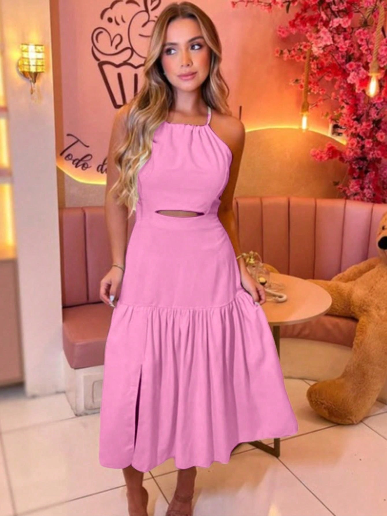 Vestido midi Camilla