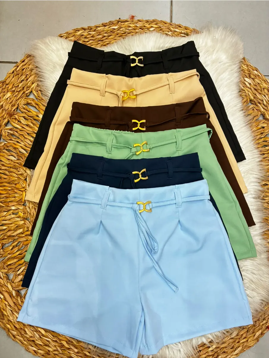 Shorts Alfaiataria Cintinho