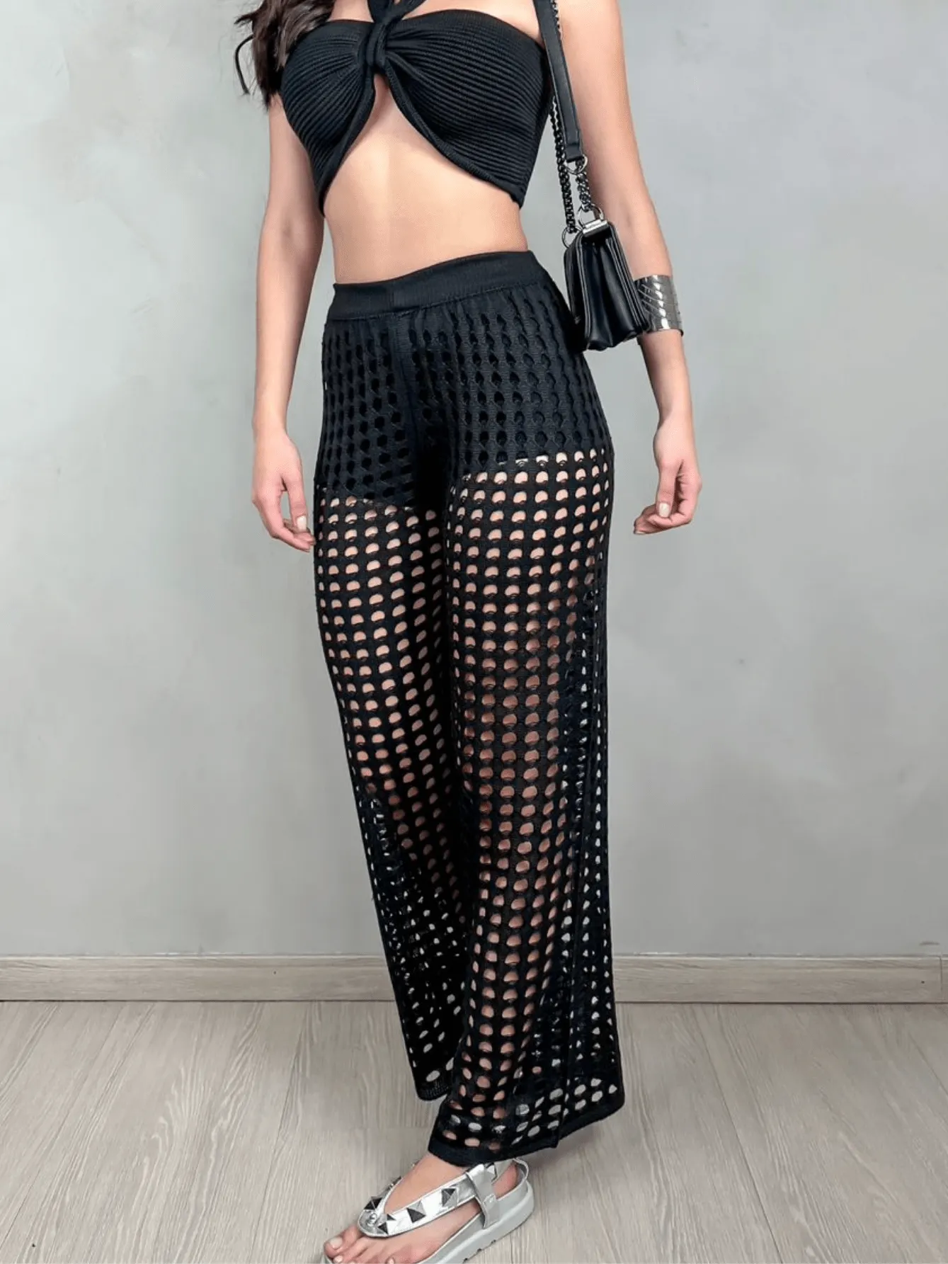 Calça Saida de praia tricot