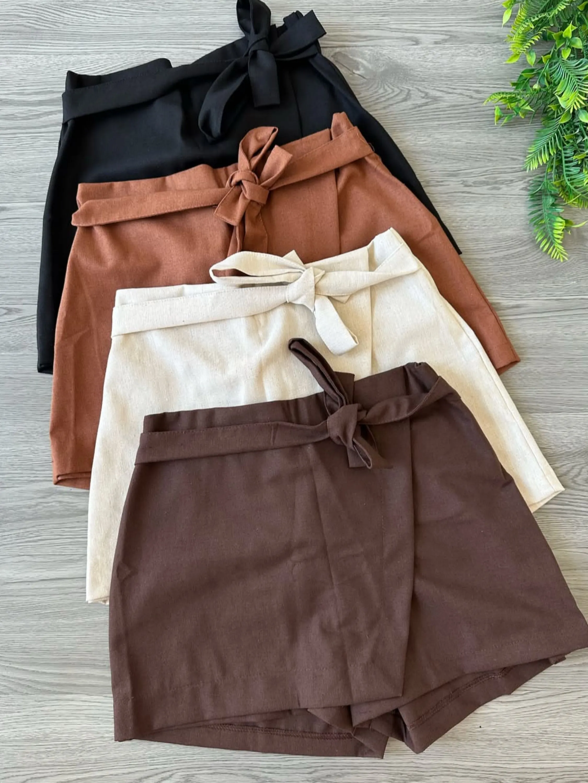Short Saia Linho