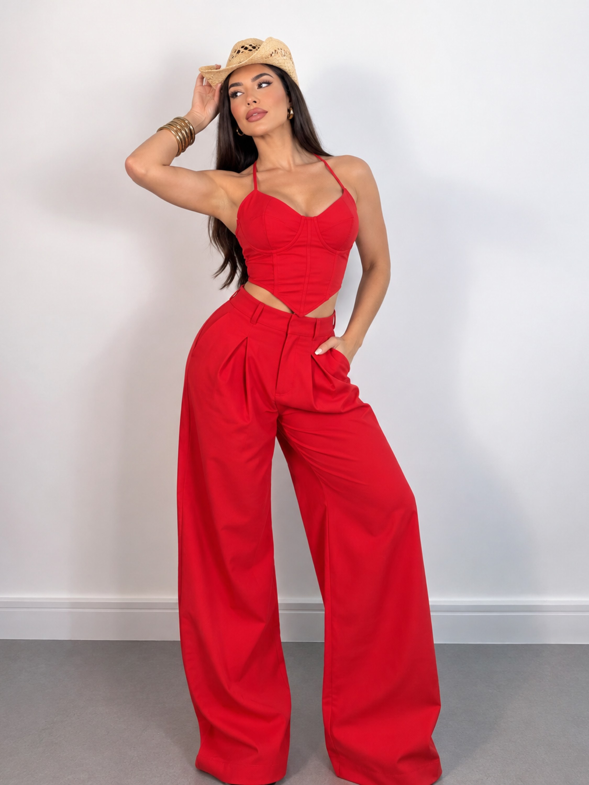 Conjunto Pantalona + Corselete
