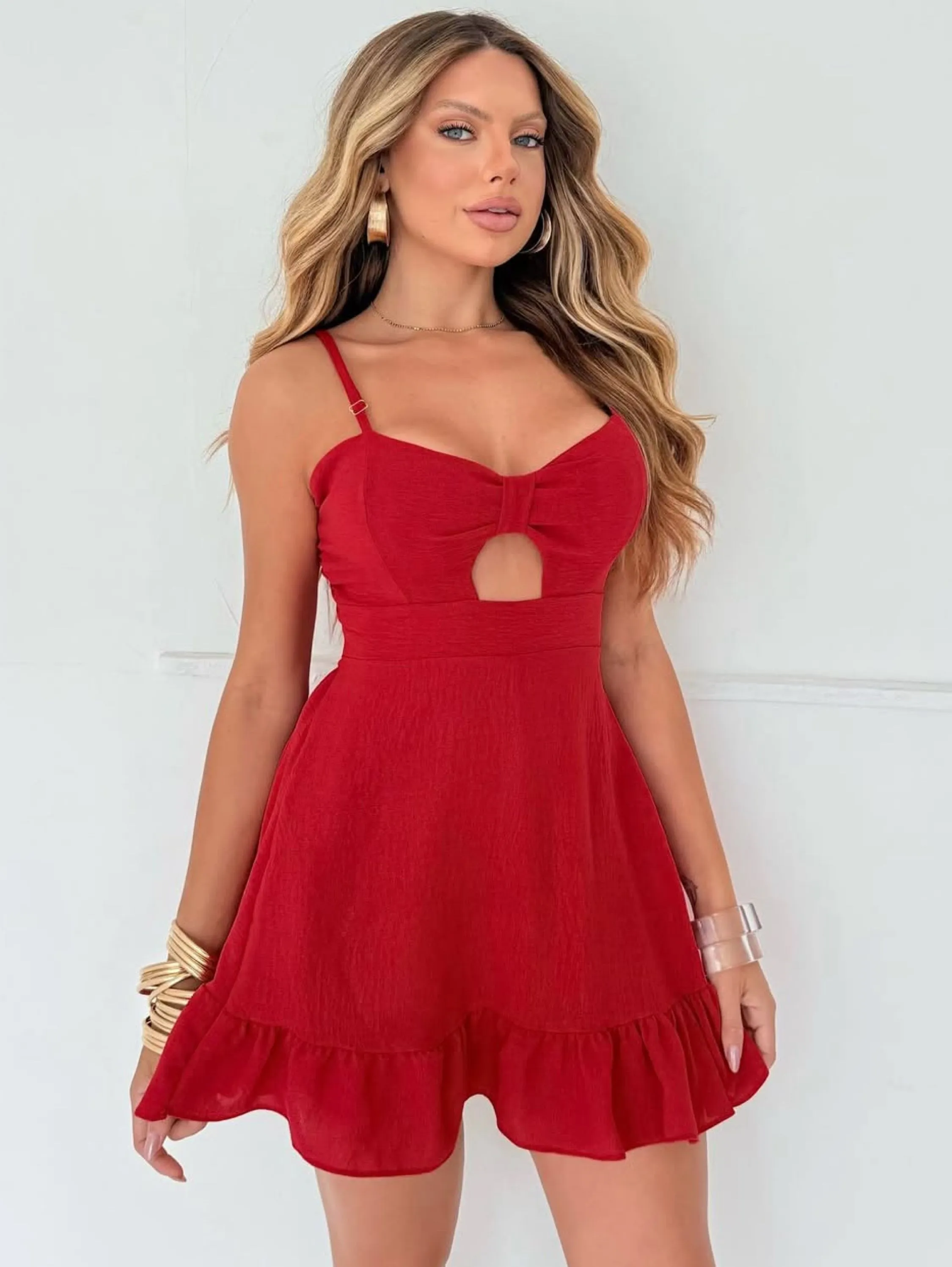 Macaquinho Vestido Duna com bojo