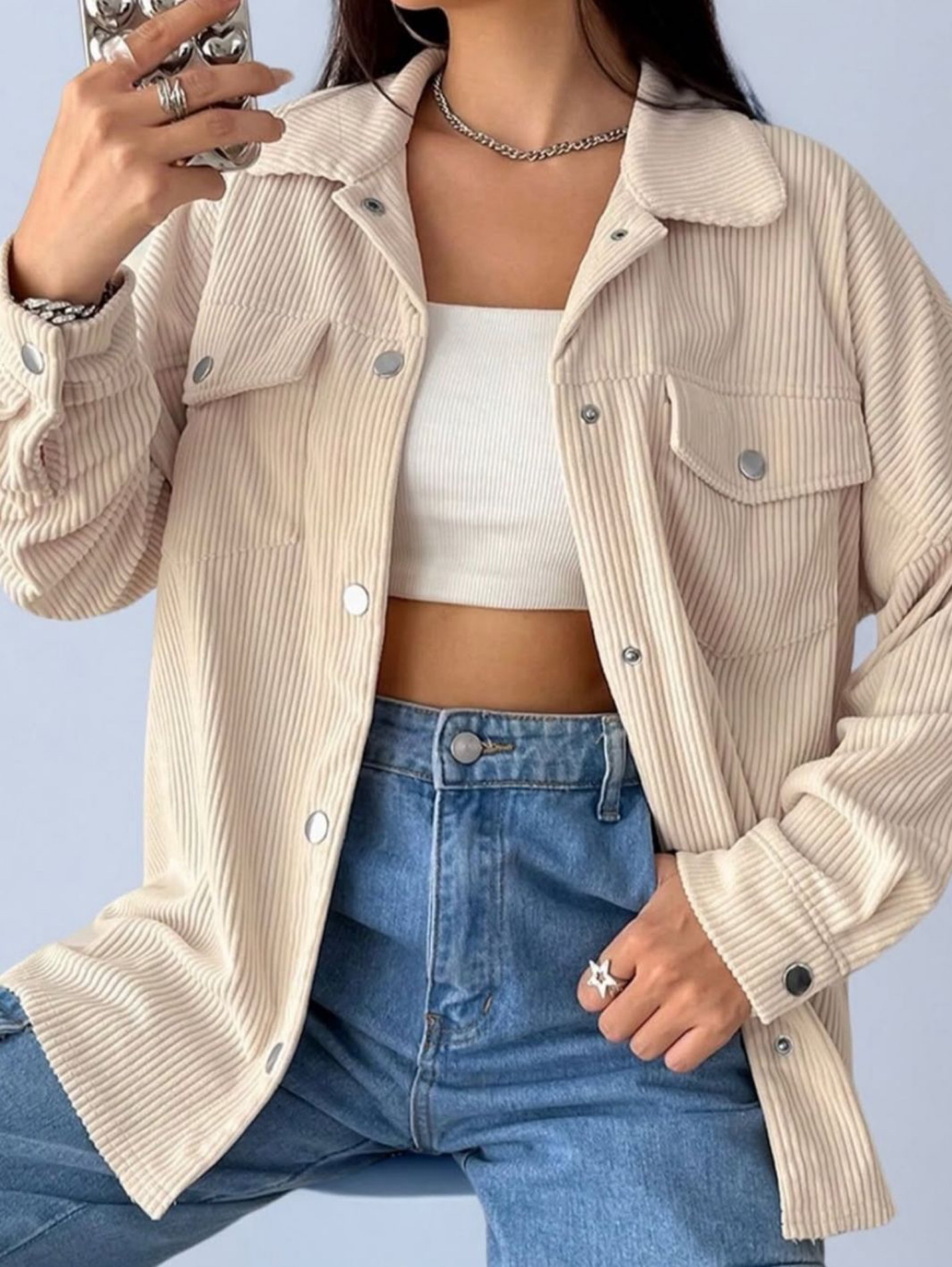 Camisão Cotelê Outono/Inverno 🍂